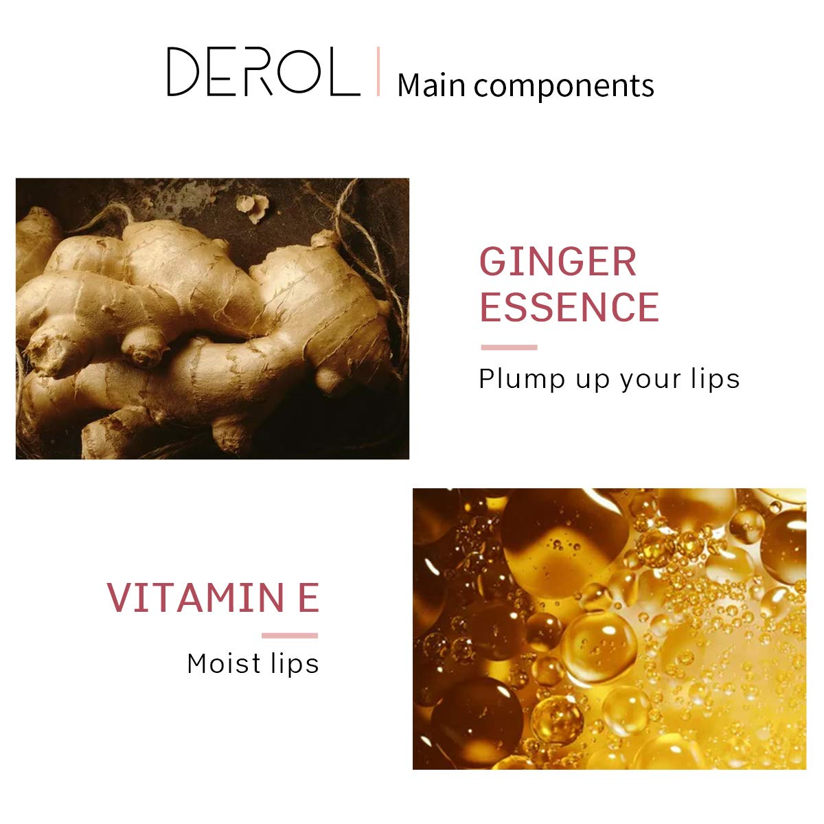 Natural Lip Plumper Gloss & Lip Mask – Hydrating Lip Enhancer for Fuller, Softer Lips – Moisturizing Lip Plumping Gloss, 5.5ml