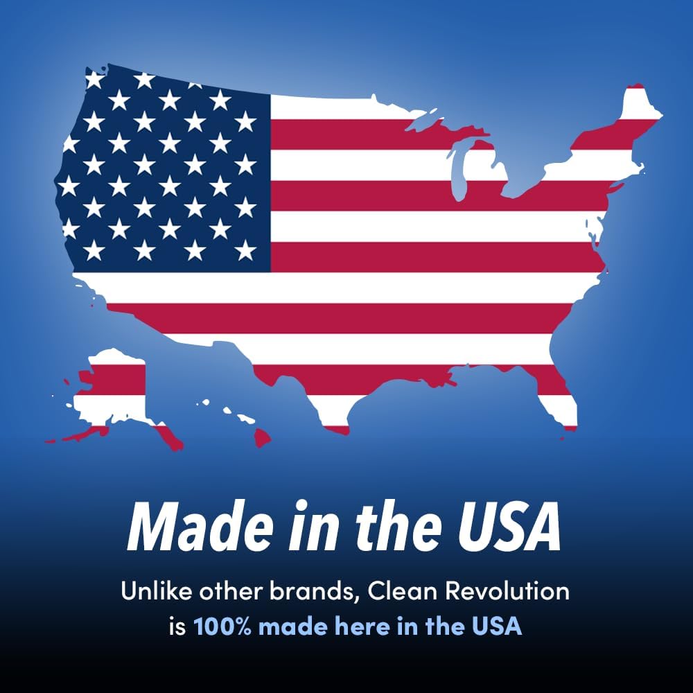 Clean Revolution Foaming Hand Soap Refill Supply Container, Ready to Use Formula, Dreamy Citrus Fragrance, Gluten Free, 128 Fl. Oz