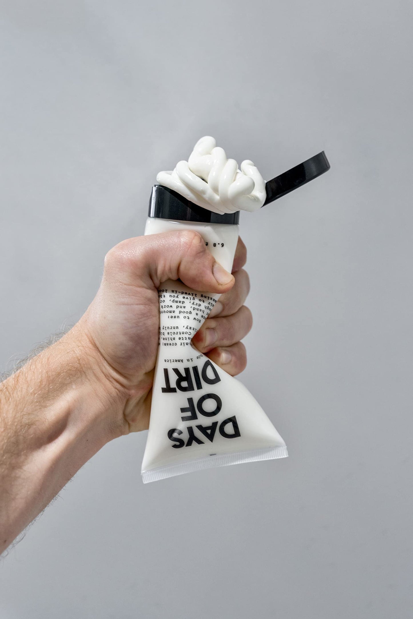 California Born Days of Dirt Hair Styling Cream 6.8 fl oz – No-Hold Cream for Texture, Shine & Lived-In Look – Tames Dry, Fluffy, Frizzy Hair – Made in USA