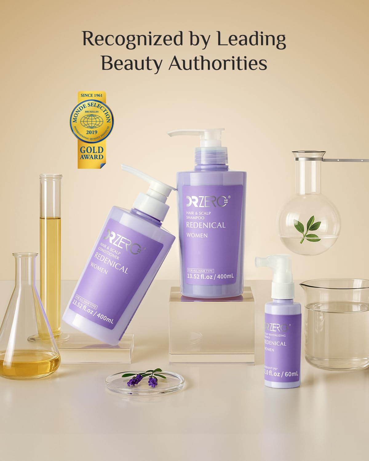 DR ZERO REDENICAL Hair Growth Conditioner for Women 13.5 oz | Volumizing, Thickening & Anti-Hair Loss | Redensyl Formula for Hair Regrowth