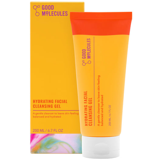 Good Molecules Hydrating Facial Cleansing Gel – Rosewater & Pineapple Face Wash to Cleanse, Brighten & Moisturize Skin