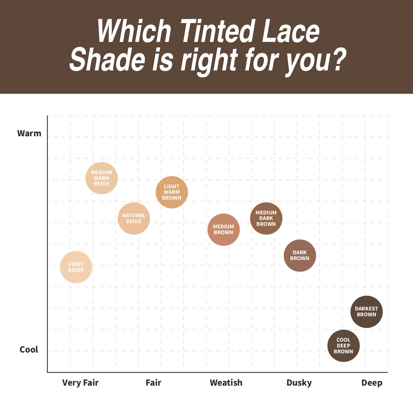 Tinted Lace Spray - Medium Brown 2.7fl.oz/80ml | Seamless Lace Blending, Quick-Dry Formula, Natural Finish for Lace Front Wigs