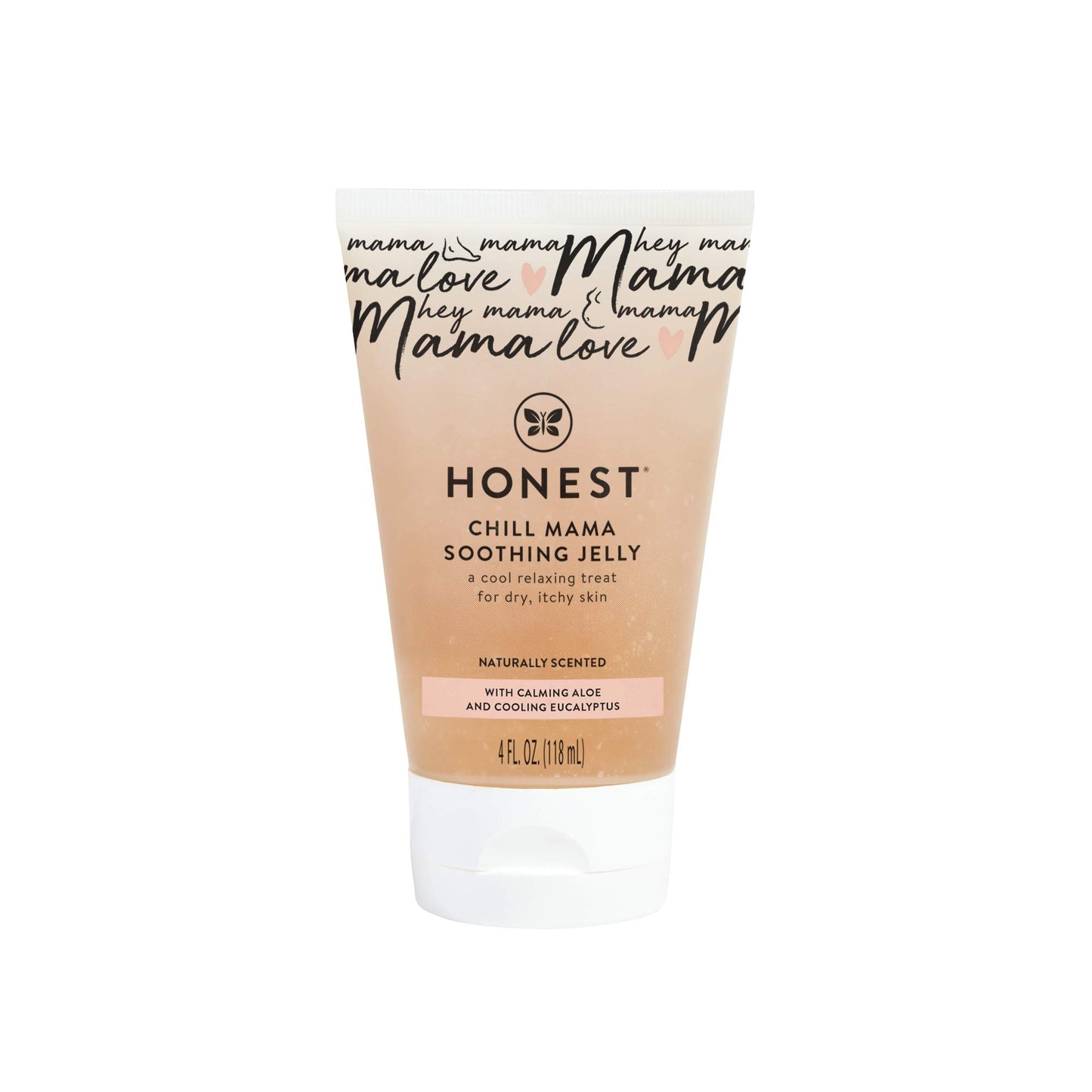 The Honest Company Honest Mama Chill Mama Soothing Jelly Cooling Formula for Itchy Dry Growing Belly Aloe and Eucalyptus Infused 4 fl oz