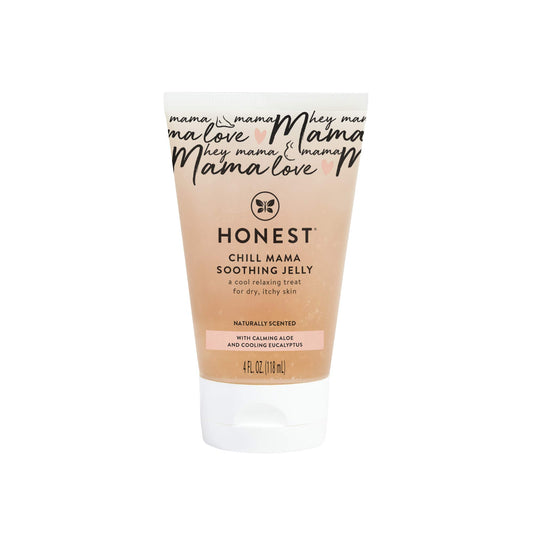 The Honest Company Honest Mama Chill Mama Soothing Jelly Cooling Formula for Itchy Dry Growing Belly Aloe and Eucalyptus Infused 4 fl oz