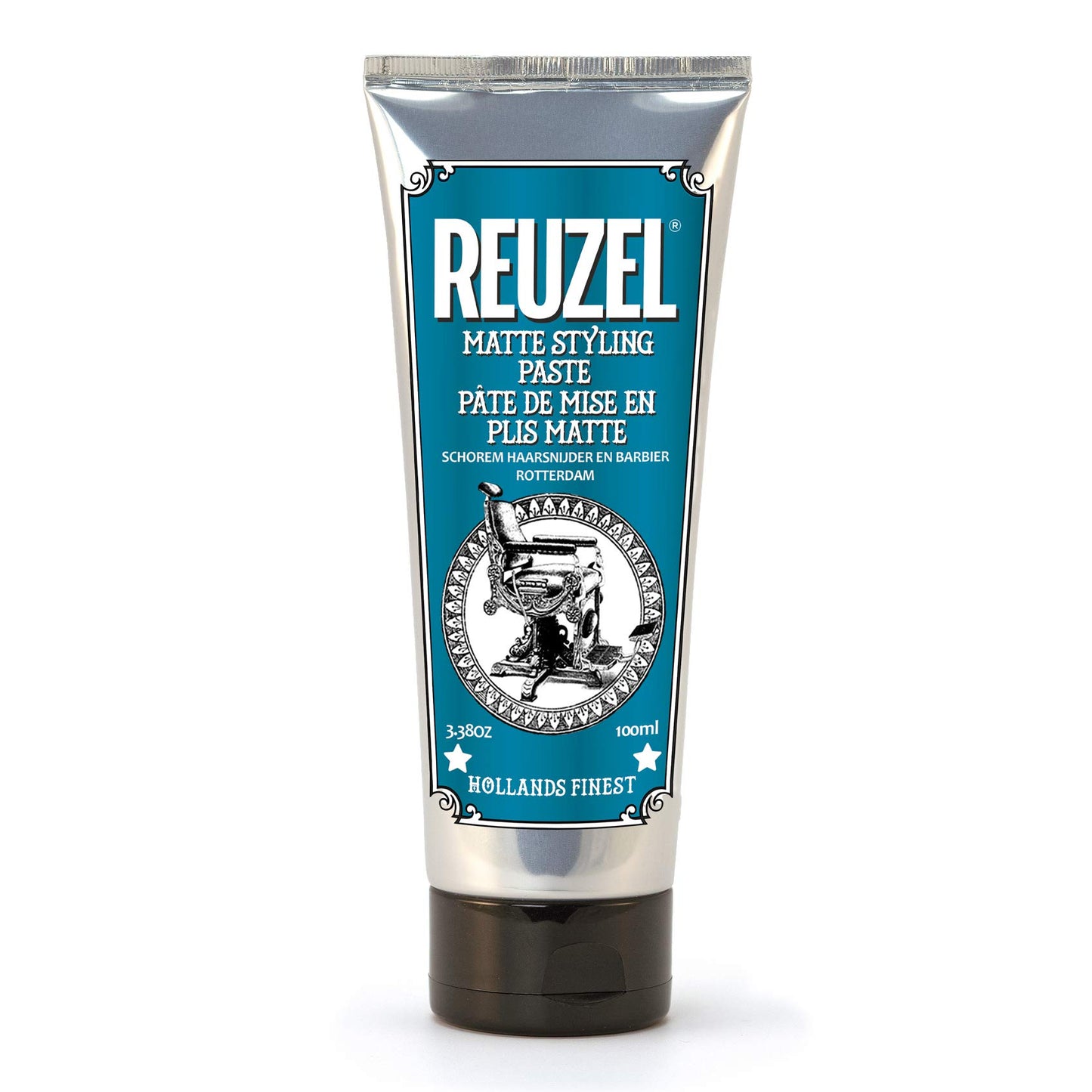 REUZEL Matte Styling Paste 3.38 oz | Medium Hold, Matte Finish | Adds Fullness & Texture | Lightweight, Flexible Hold for All Hair Types