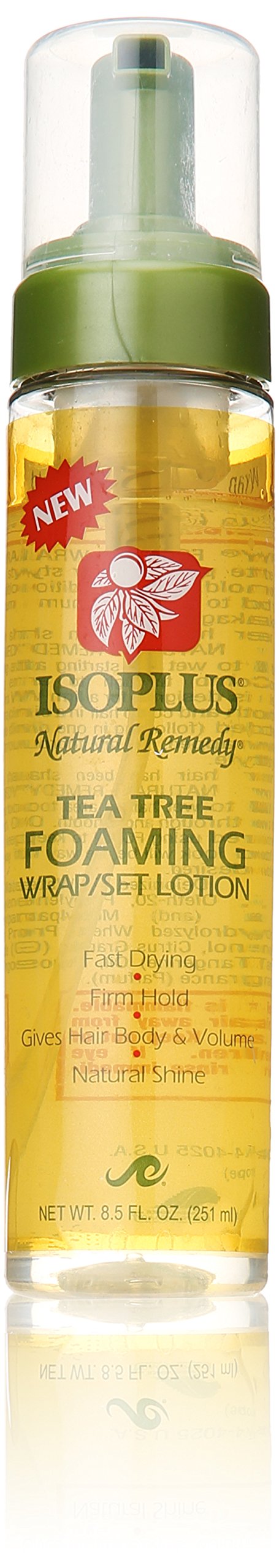 Isoplus Natural Remedy Tea Tree Foaming Wrap/set Lotion 8.5 Oz