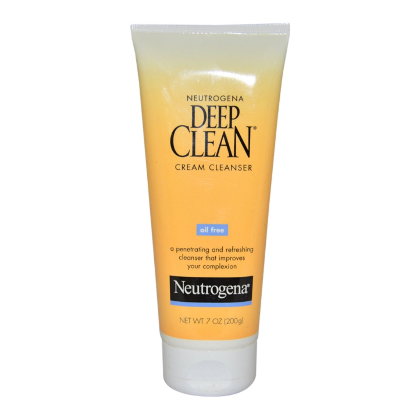 Neutrogena Deep Clean Daily Facial Cleanser with BHA – Removes Dirt, Oil & Makeup, Alcohol-Free, Oil-Free, Non-Comedogenic, 7 fl oz