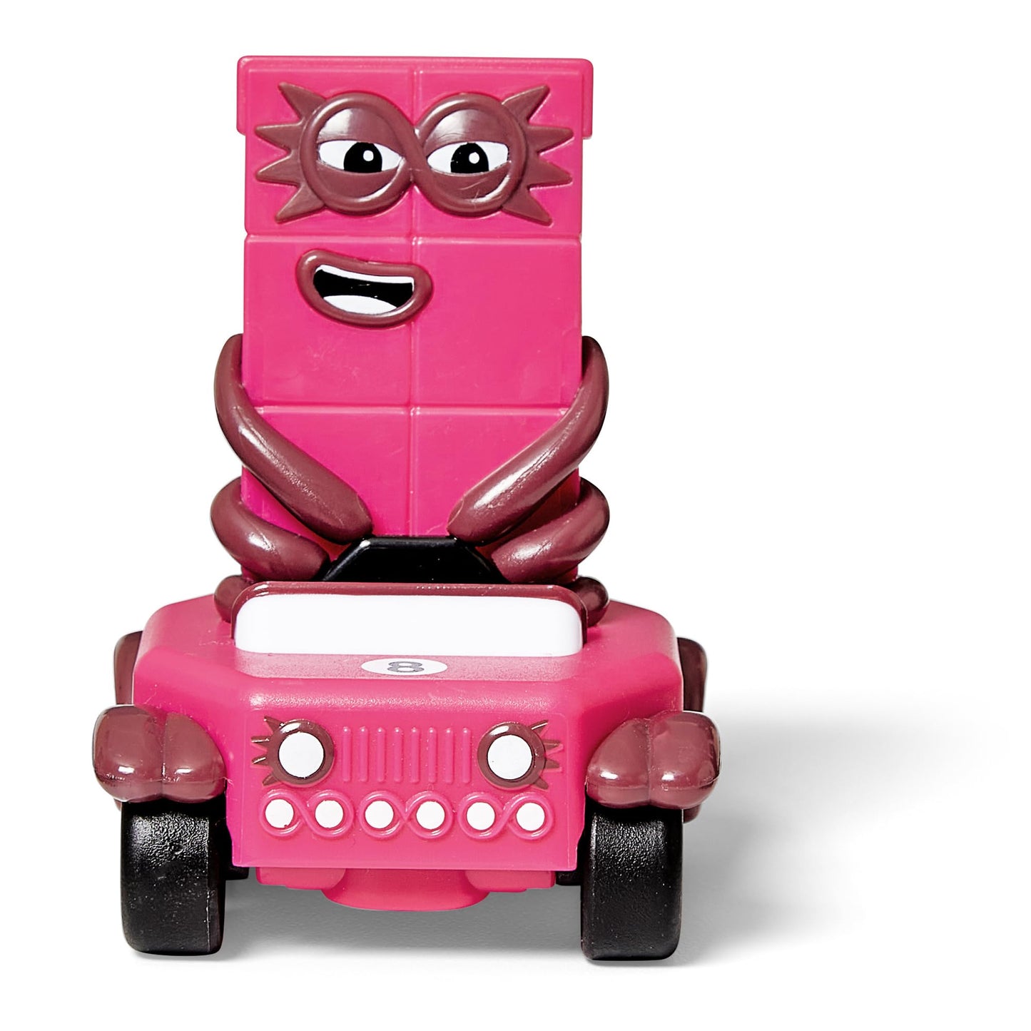 hand2mind Numberblocks 6–10 Mini Vehicles & Figurines, Race Car Math Counting Toys for Toddlers, Preschool Numbers Playset