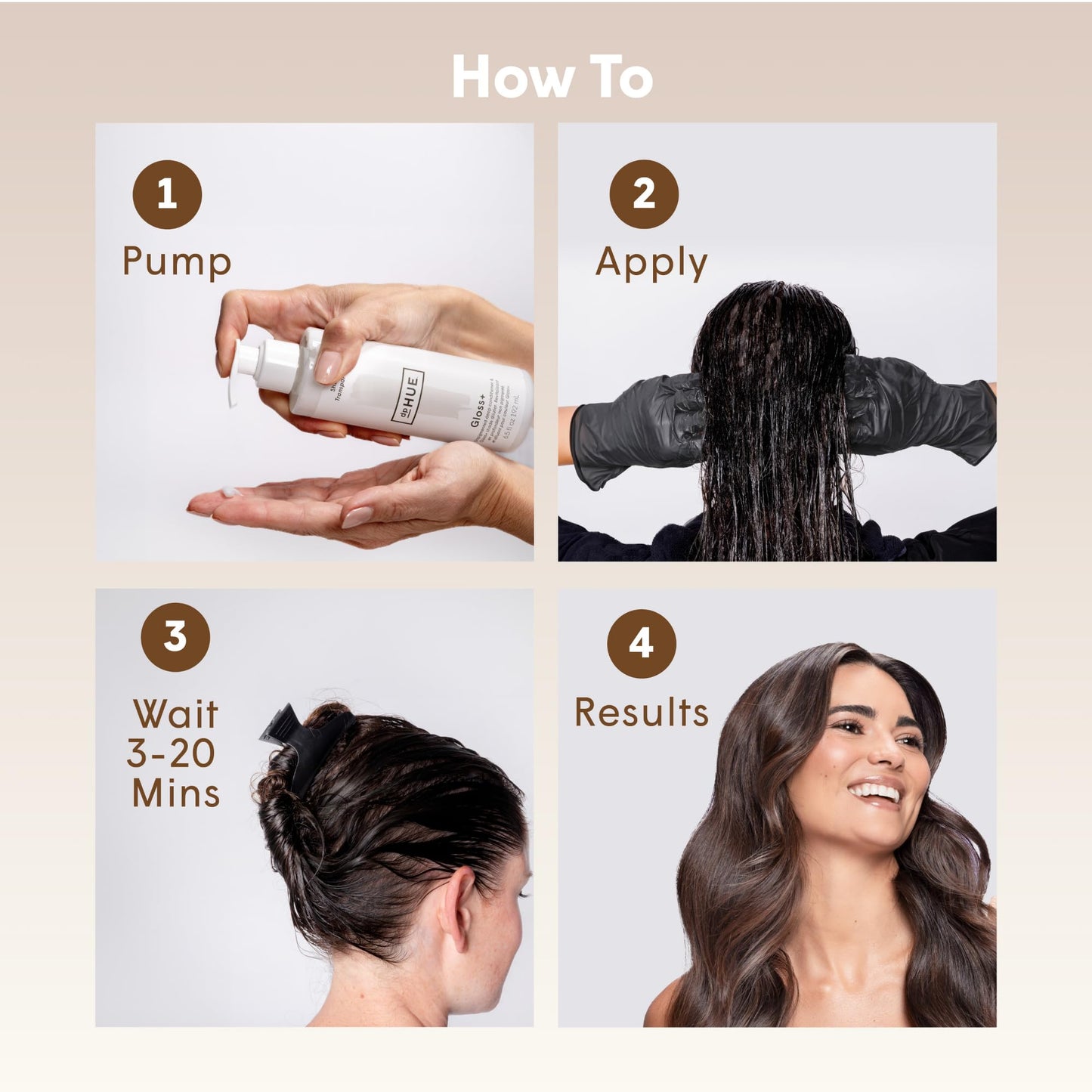 dpHUE Gloss+ Caramel | Semi-Permanent Conditioning Hair Gloss for Dark Blonde & Light Brown Hair | Golden Tones | Vegan | 6.5 oz