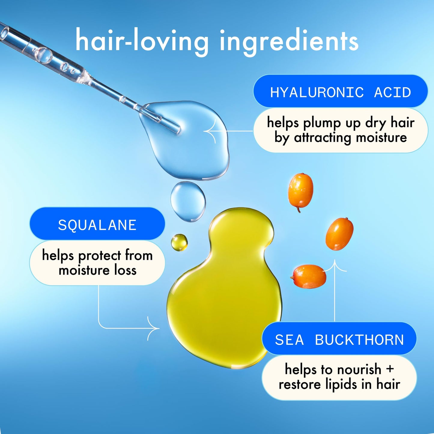 amika Hydro Rush Intense Moisture Leave-In Conditioner with Hyaluronic Acid | for all hair types, long-lasting hydration, detangles and reduces frizz, 200ml