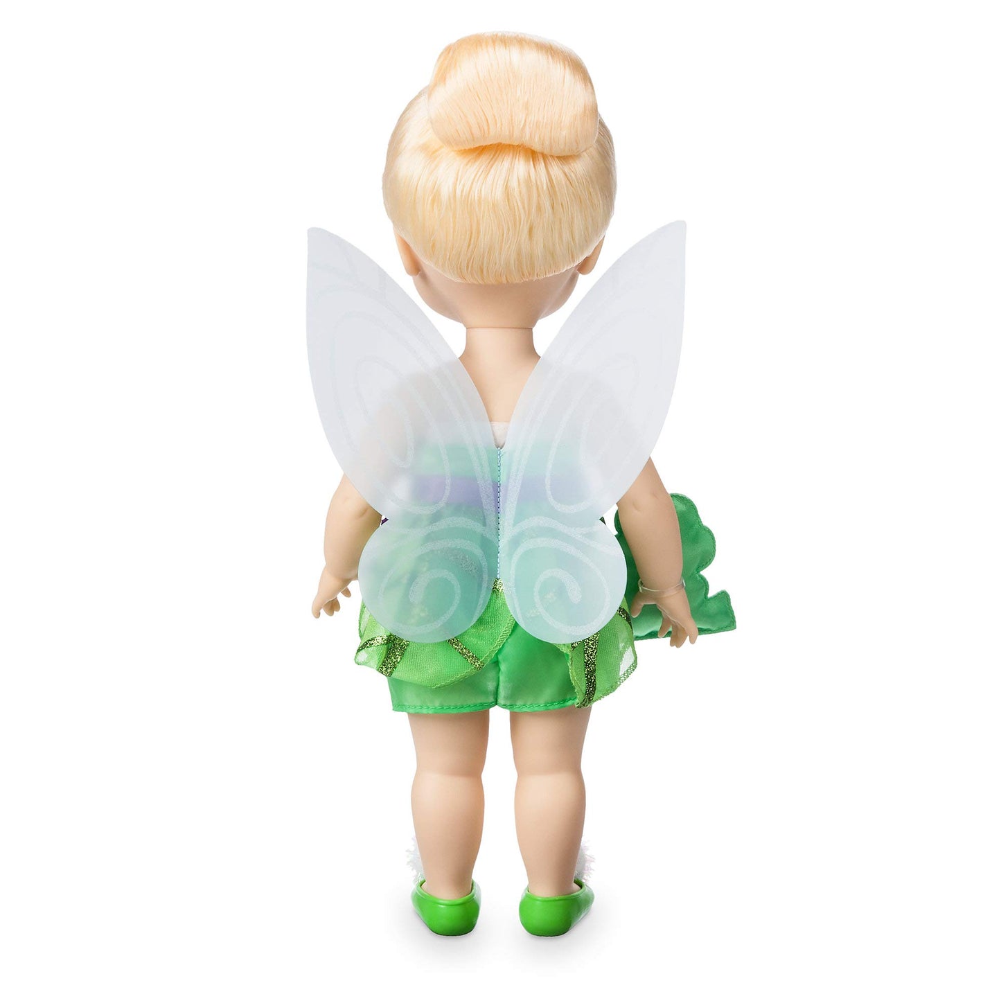 Disney Store Animators' Collection Tinker Bell Doll, 16" Fully Posable Peter Pan Toy in Satin Dress, Ages 3+