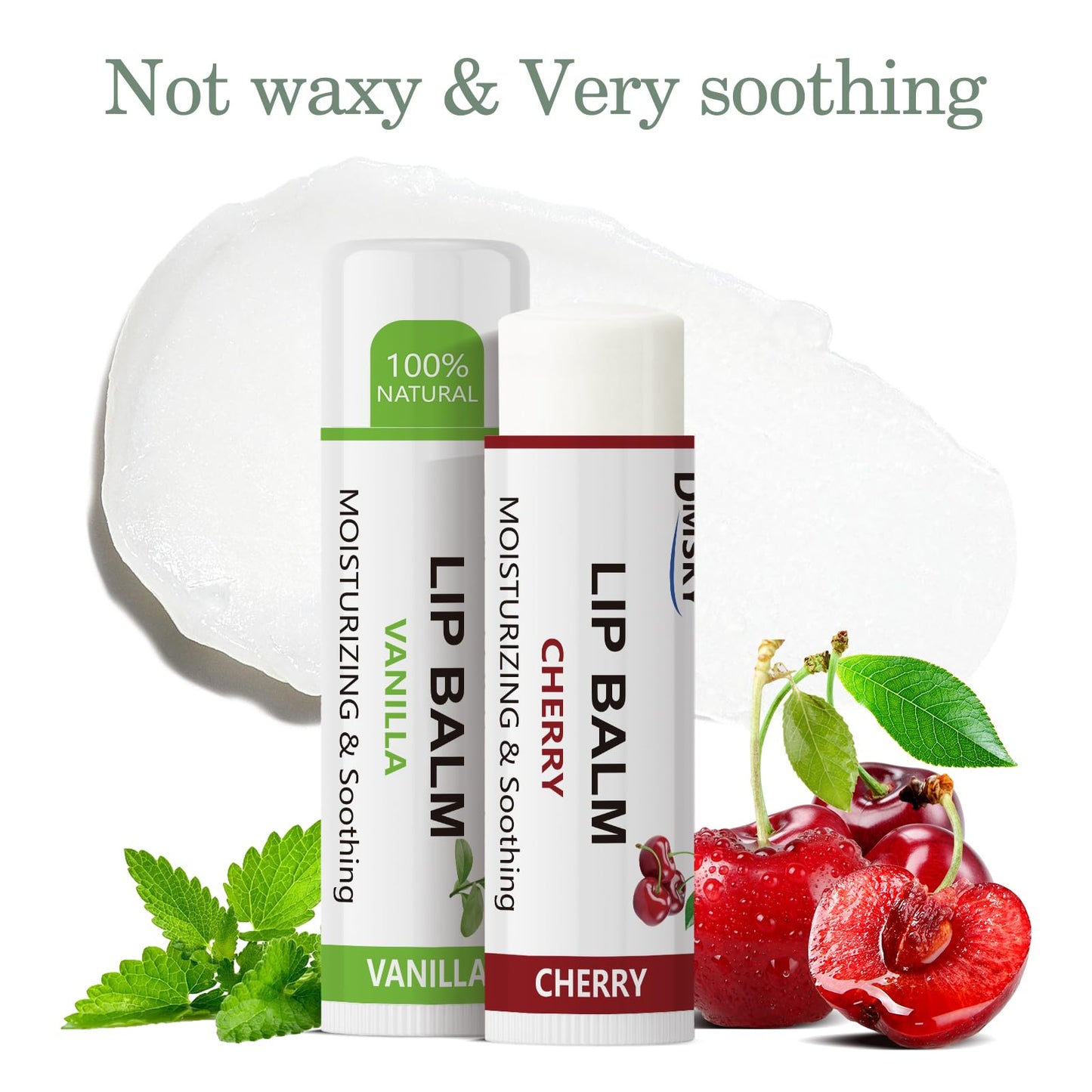 40 Pack Lip Balm Bulk, Fruit Lip Balm Variety Pack, Natural Moisturizing Balms for Dry Cracked Lips, Hydrating for Men Women Kids - 10 Flavors