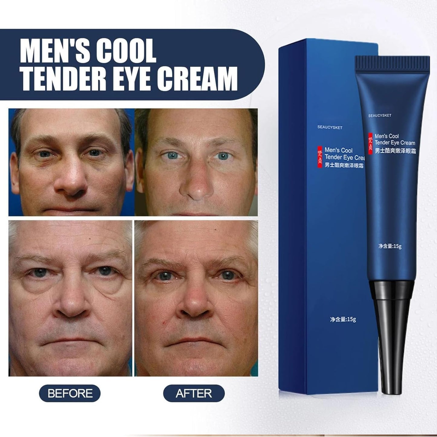 3PCS Awaken Peptide Eye Gel – Lifting, Firming & Depuffing, Reduces Dark Circles, Puffiness, Wrinkles, Hydrating Under-Eye Cream