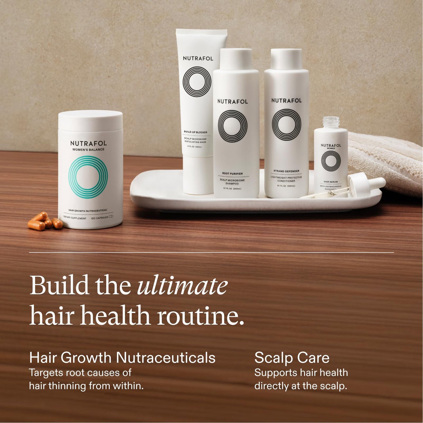 Nutrafol Women’s Balance Hair Growth Supplement Refill | 45+ | Clinically Proven for Thicker Hair & Scalp Coverage in 3–6 Months | 1-Month Supply