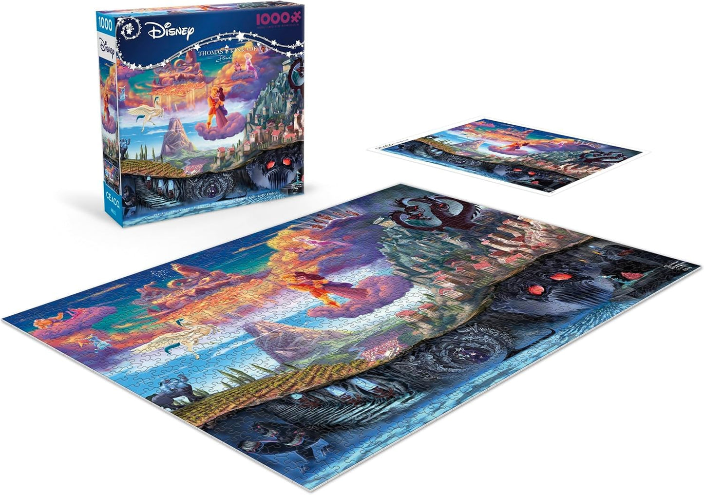 Ceaco - Thomas Kinkade - Disney - Hercules -1000 Piece Jigsaw Puzzle