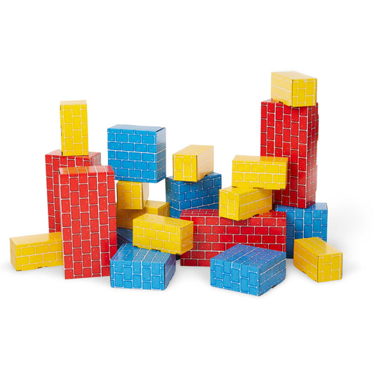 Melissa & Doug Deluxe Jumbo Cardboard Blocks (24 Pieces) - FSC Certified