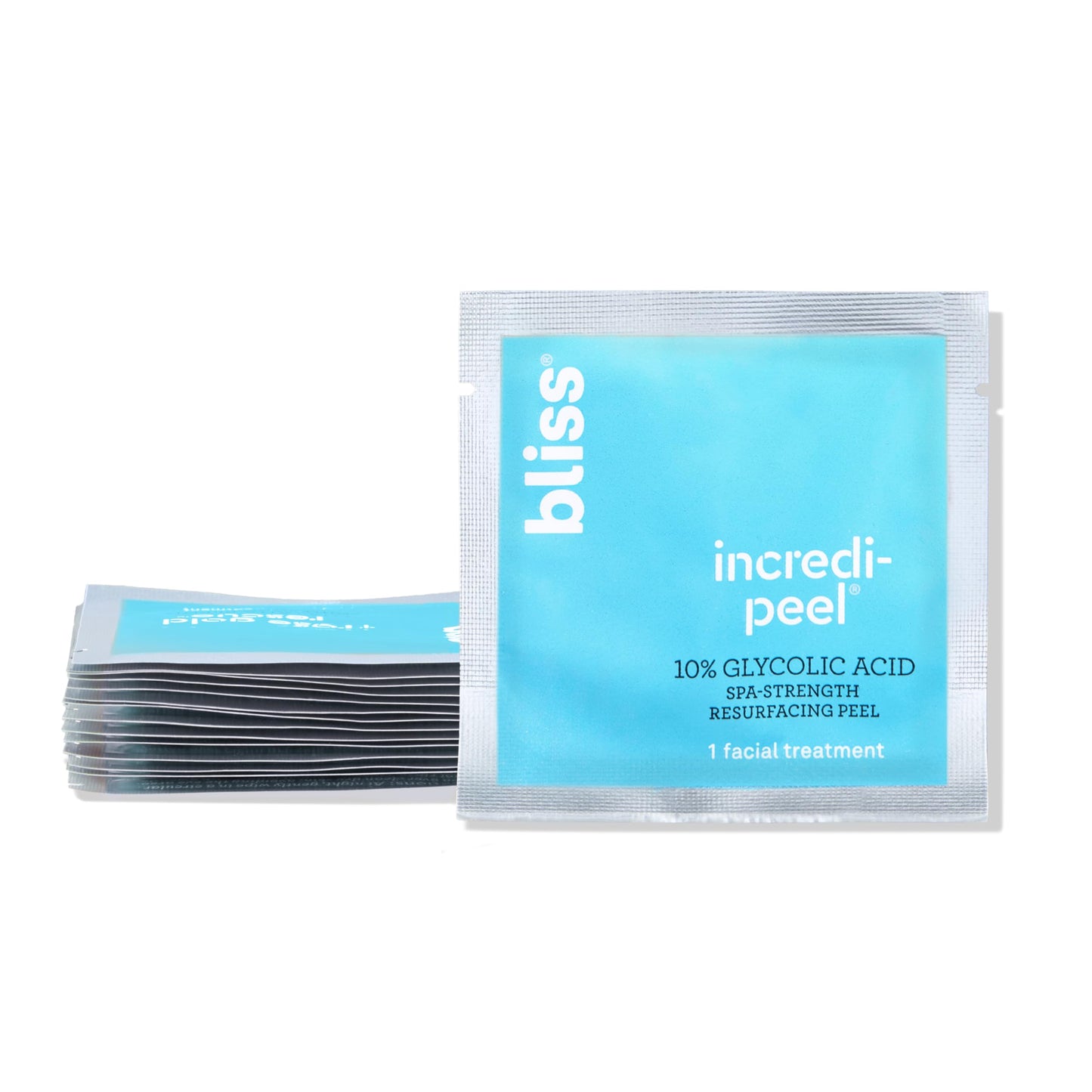 Bliss That’s Incredi-Peel Glycolic Resurfacing Pads – Exfoliating & Brightening Face Pads for Fine Lines & Discoloration – 15 Ct, Vegan & Cruelty-Free