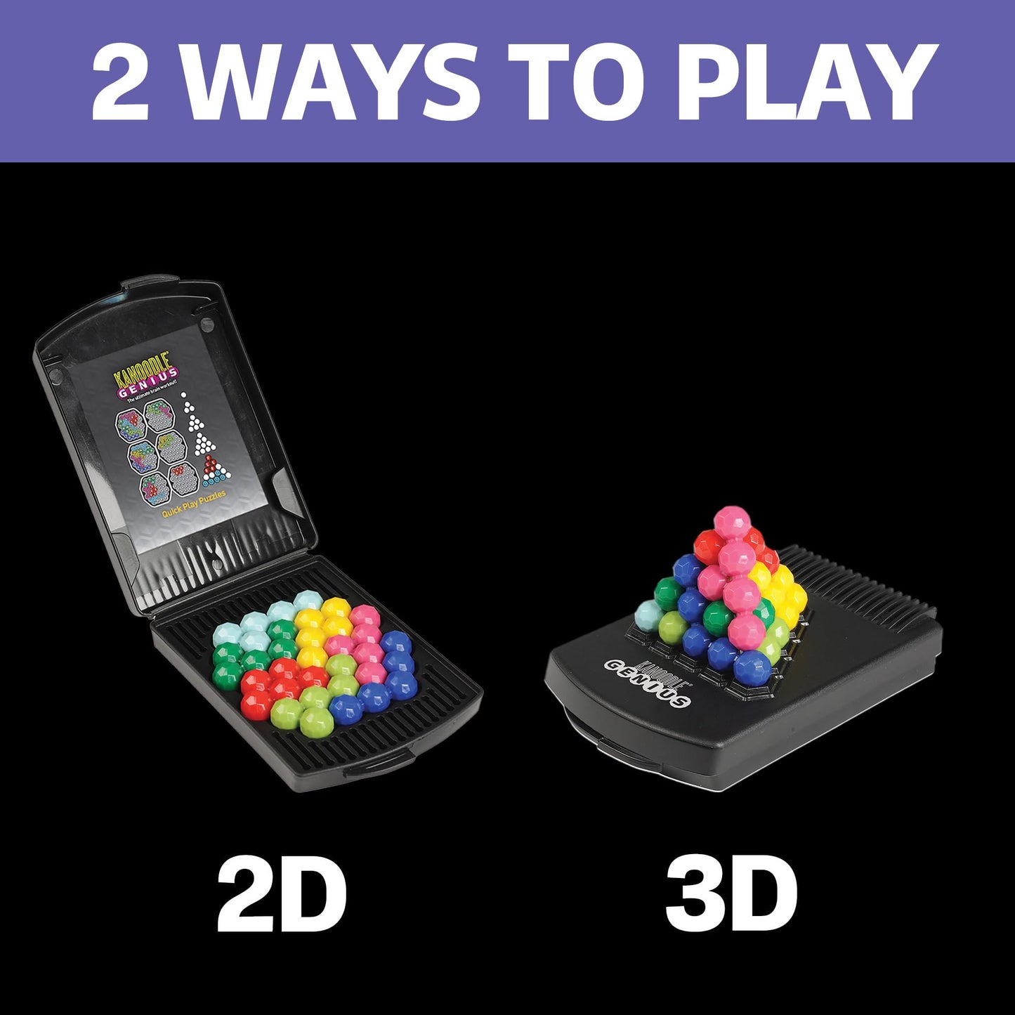 Educational Insights Kanoodle Genius – 3D Puzzle Brain Teaser Game with 200+ Challenges, Fun Gift & Easter Basket Stuffer for Kids Ages 8+
