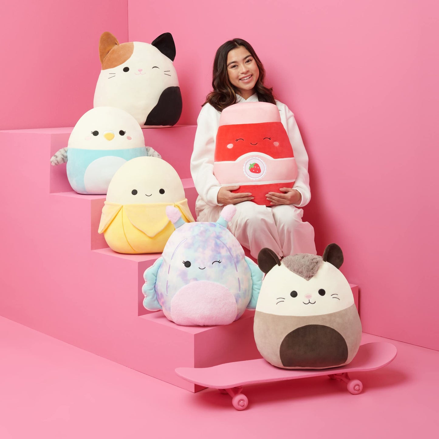 Squishmallows Original 8-Inch Pierogi Banana Monkey - Official Jazwares Plush