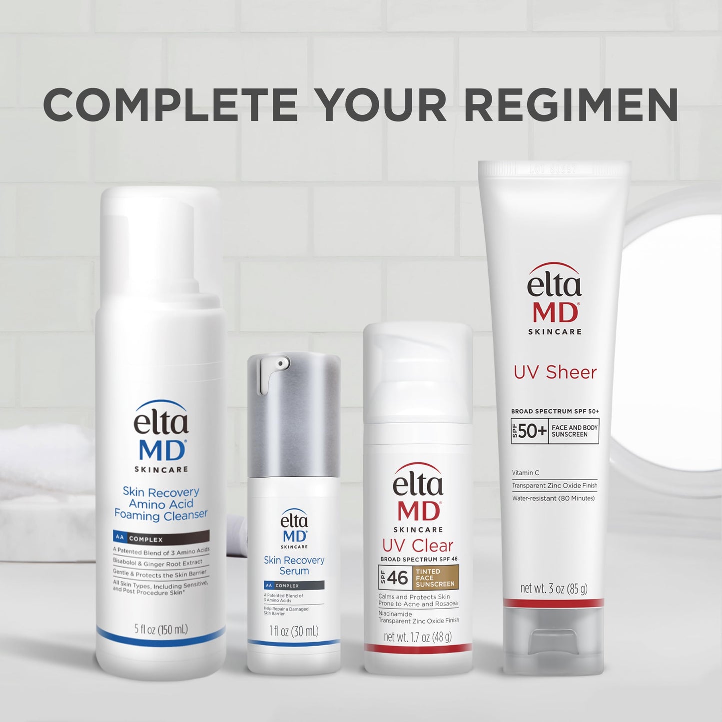 EltaMD UV Clear Tinted Sunscreen for Face, SPF 46 with Zinc Oxide, Oil-Free, Dermatologist Recommended, For Acne-Prone Sensitive Skin, 1.7 oz