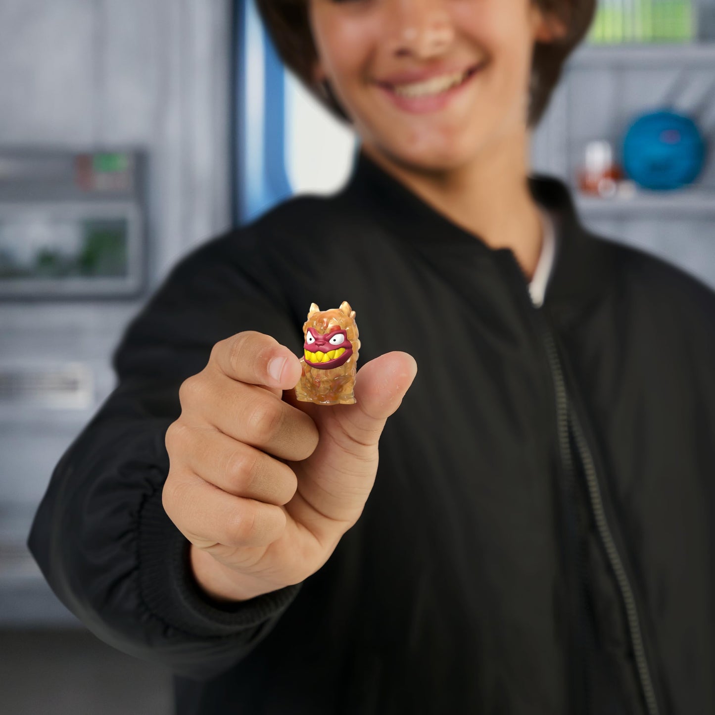 MRBEAST LAB Swarms Series 3 Hyper Fusion 6-Pack – Includes 6 Micro Beasts, 6 Stickers & 2 Stackable Fusion Caps