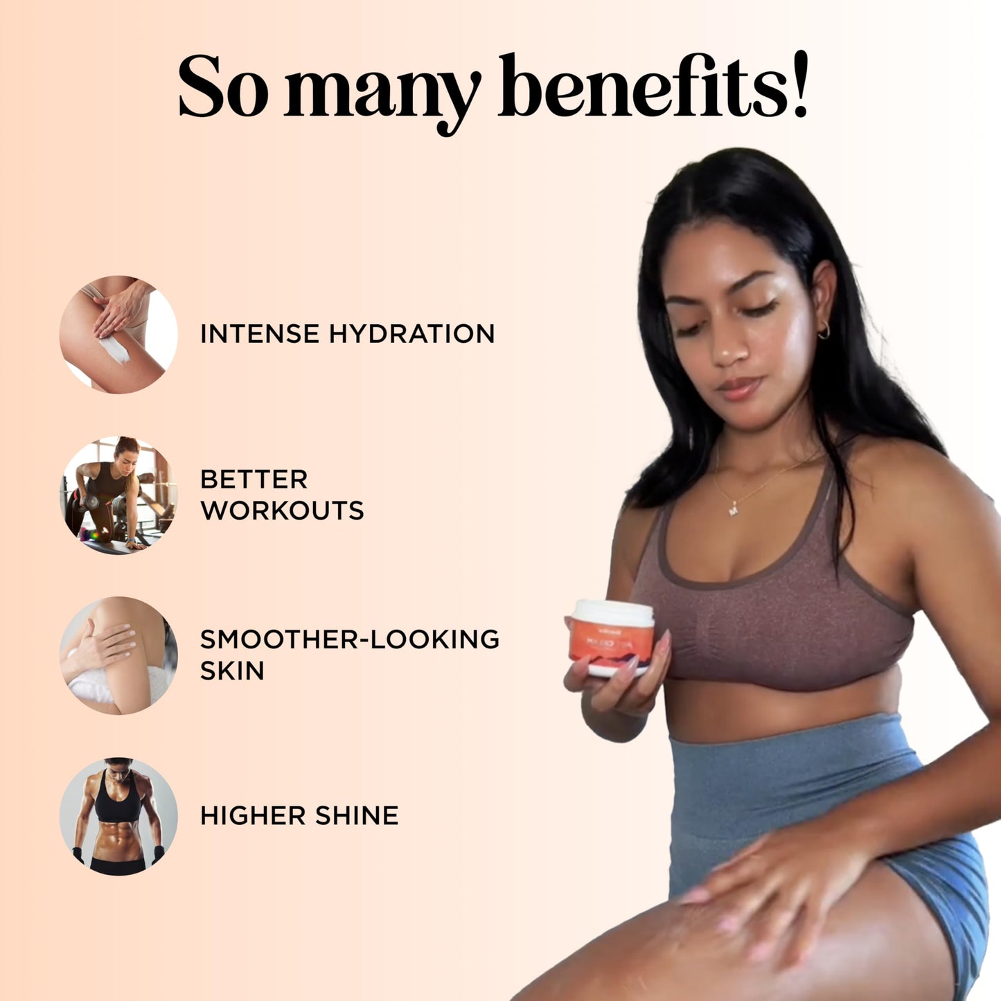 Hot Firming Sweat Lotion – Skin Tightening & Cellulite Cream for Stomach, Pre/Post Workout, Moisturizing & Fat-Burning Results