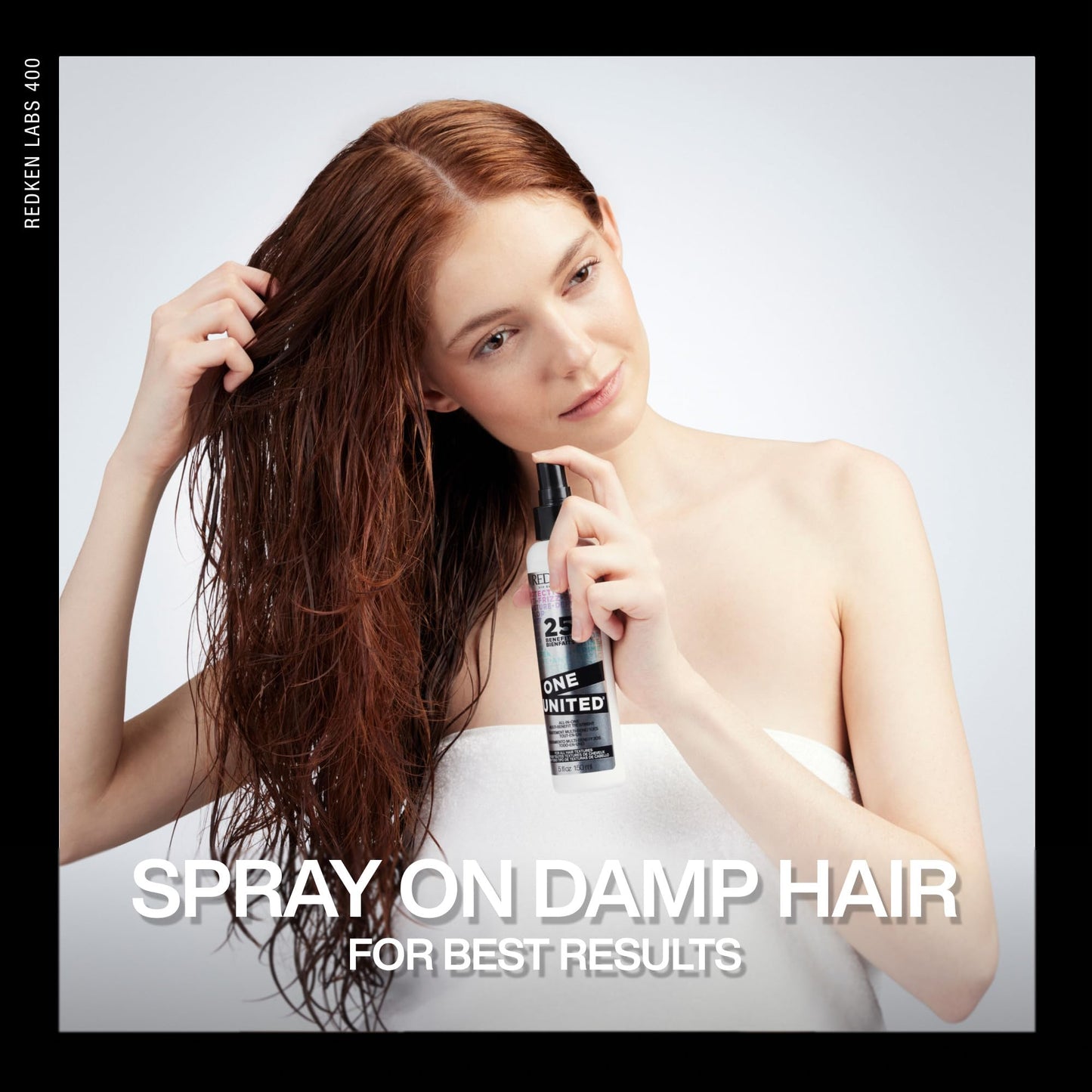 Redken One United All-In-One Leave-In Conditioner Spray | 25 Benefits | Heat Protectant, Detangler & Conditioner for All Hair Types | 13.5 Fl Oz