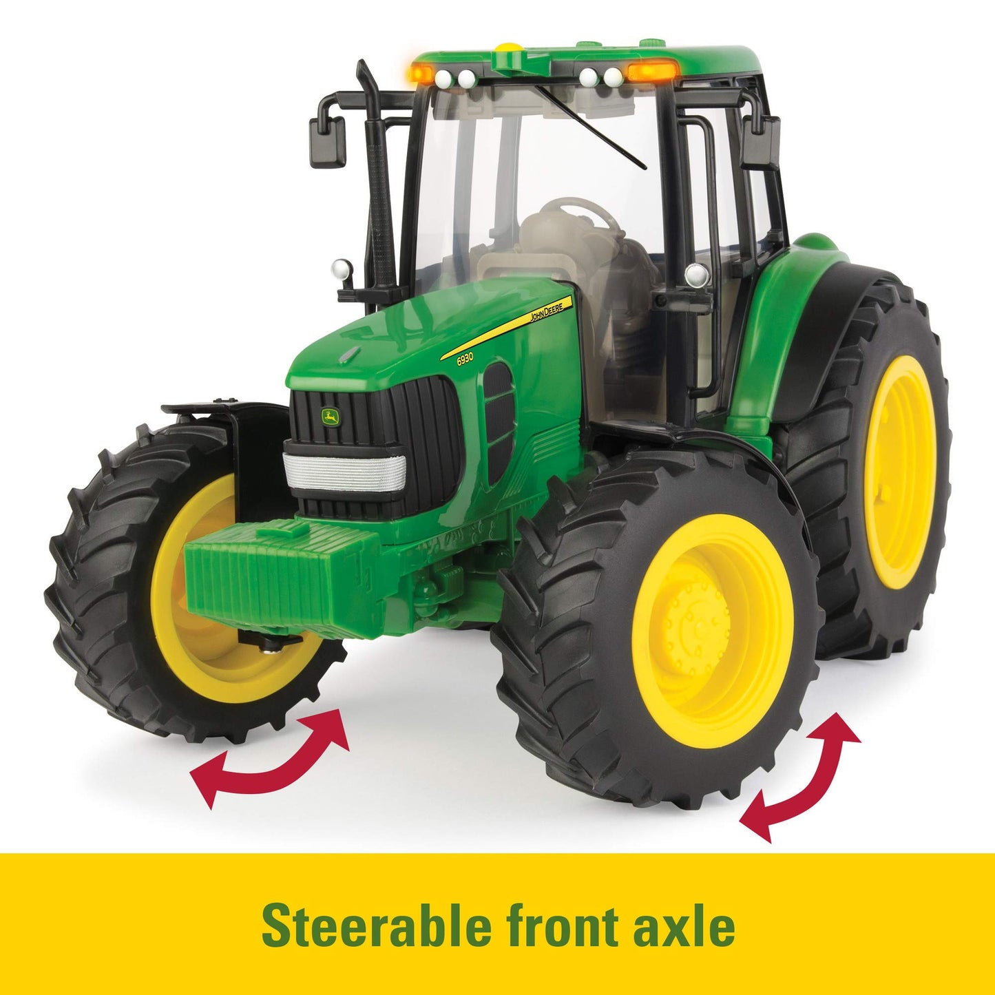 1/16 John Deere Big Farm 6930 Tractor with Wagon Imaginative Play for Babies