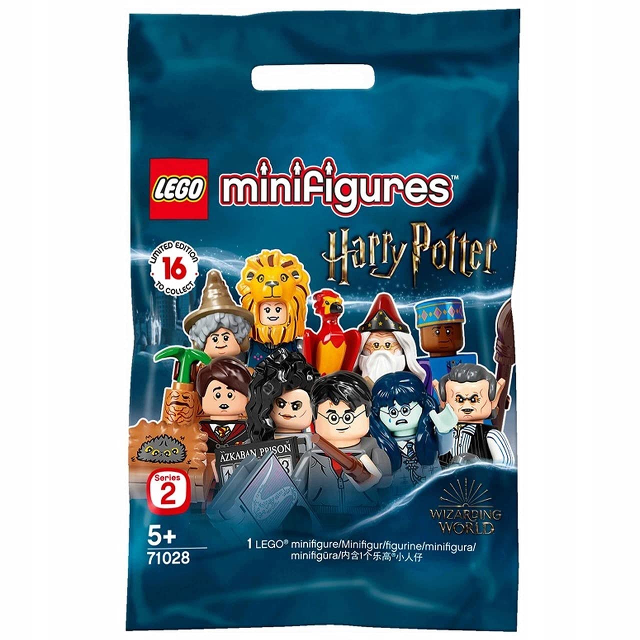 LEGO Harry Potter Minifigures Series 2 (71028) – 1 of 16 to Collect, Includes Harry, Hermione & Ron, Fun Collectible for Kids