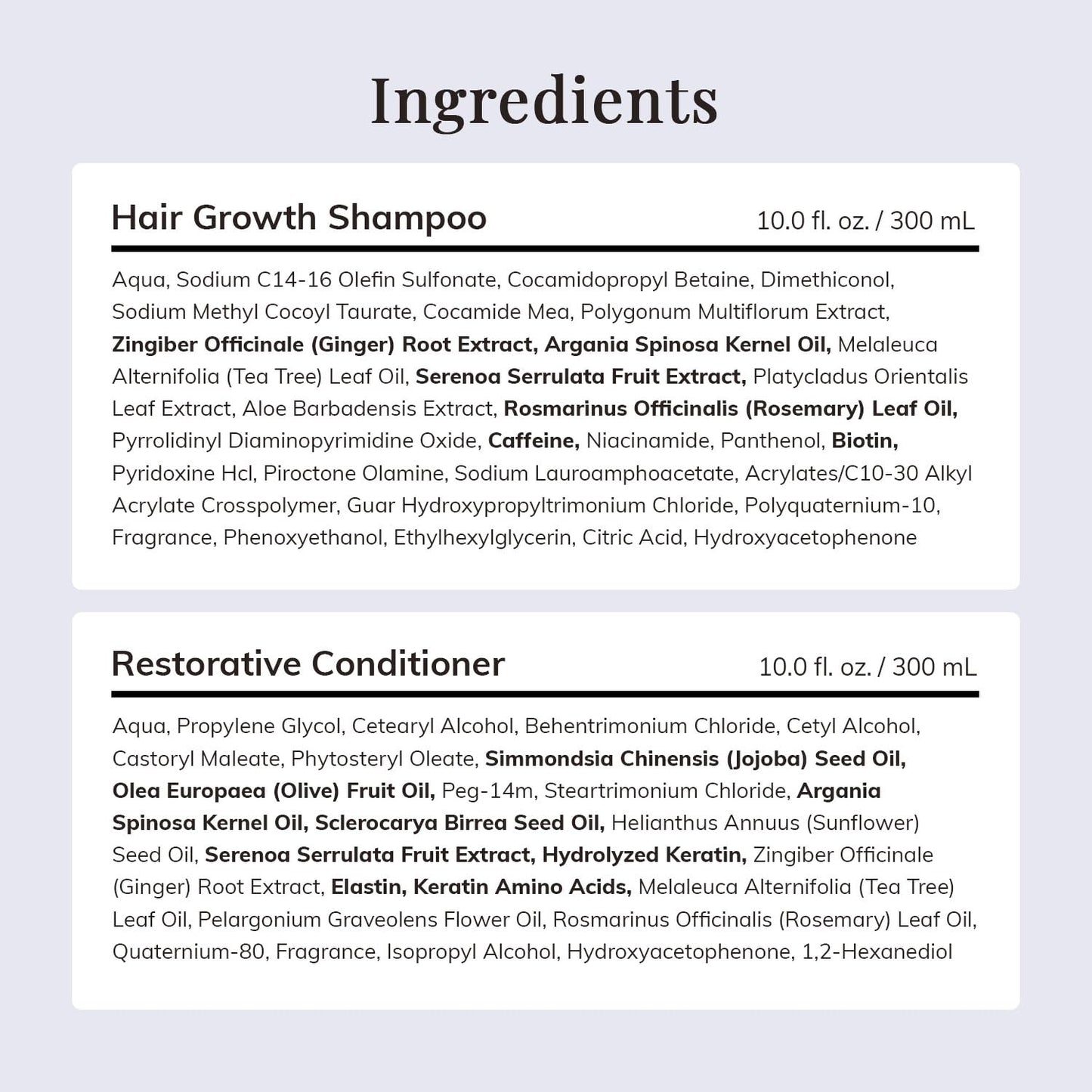 Rosemary & Biotin Hair Growth Shampoo and Conditioner Set – Thickening, Strengthening & Nourishing Formula for a Healthy Scalp and Fuller Hair