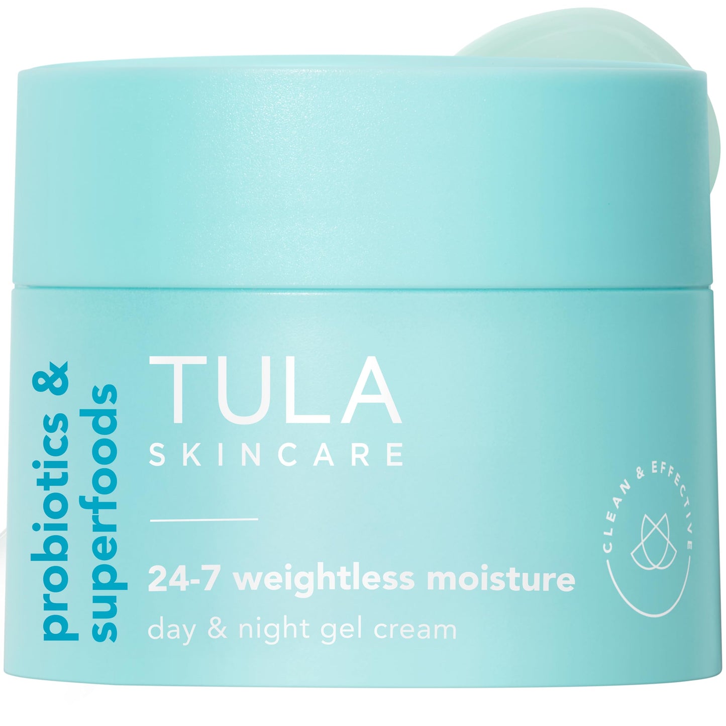 TULA 24-7 Weightless Moisture Gel Cream - Travel-Size Face Moisturizer with Watermelon & Blueberry Extract, Anti-Aging, 0.5 oz