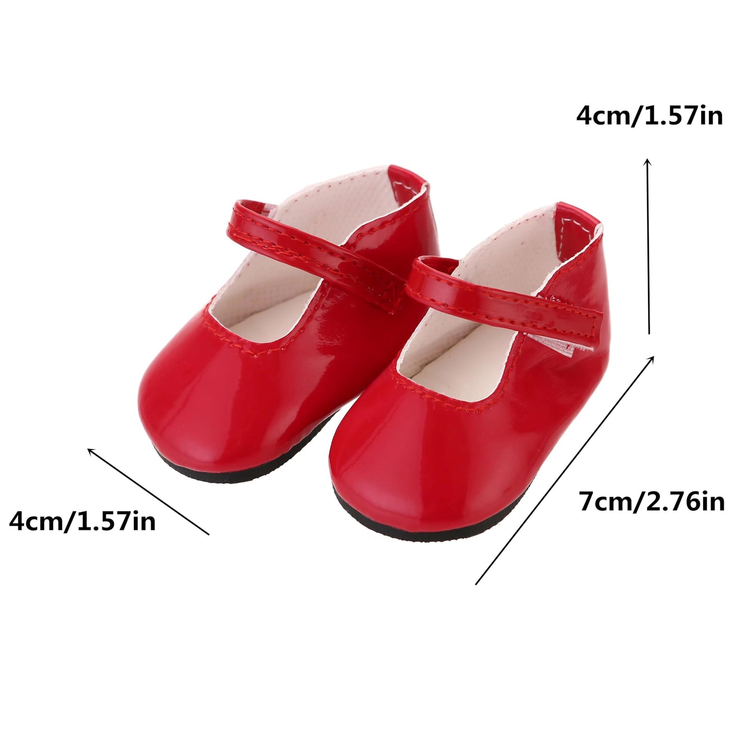 6 Pairs Doll Shoes Fits 18-Inch American Doll Accessories