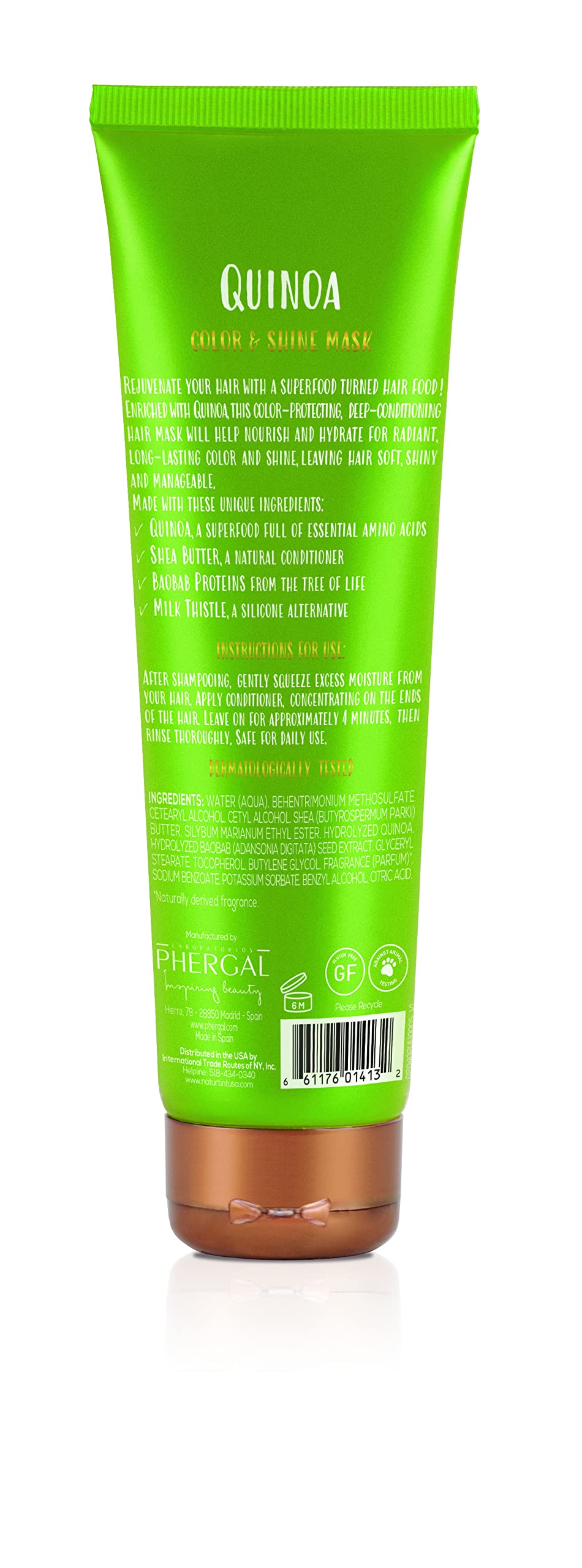 Naturtint Hair Food Deep Conditioning Mask with Quinoa Color & Shine, 5.07 Fl Oz | Nourishing, Paraben-Free, Naturally Derived Formula