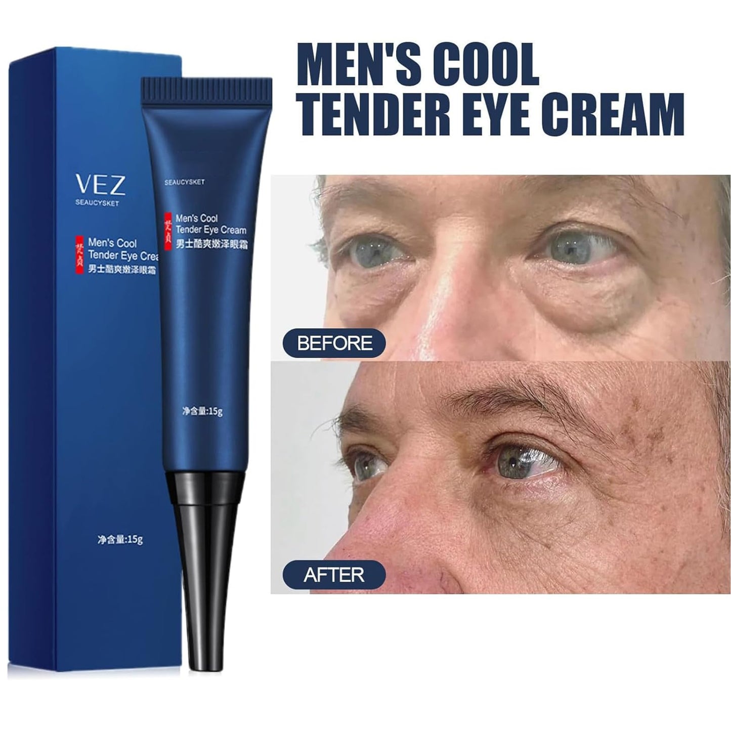 3PCS Awaken Peptide Eye Gel – Lifting, Firming & Depuffing, Reduces Dark Circles, Puffiness, Wrinkles, Hydrating Under-Eye Cream