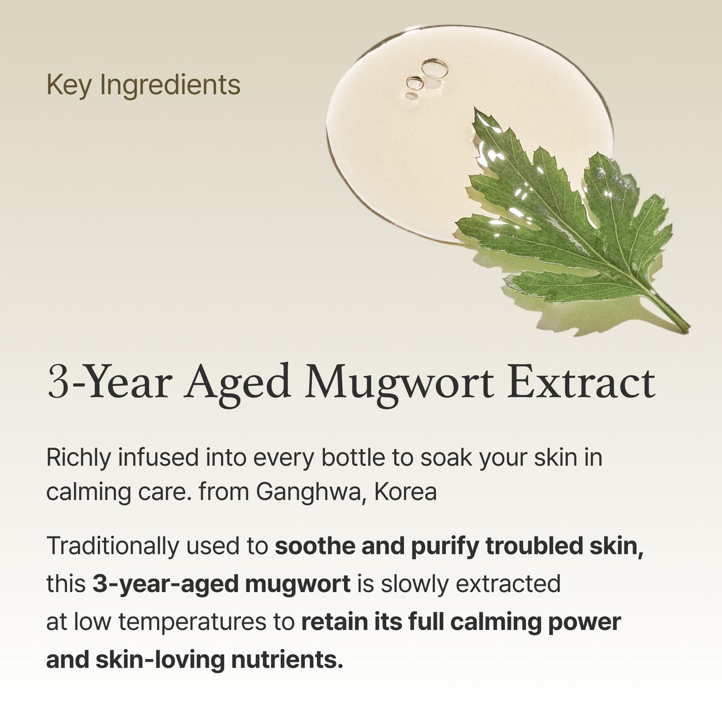 I'm From Mugwort Essence - Vegan Korean Toner for Sensitive Skin, Redness Relief & Hydration, Soothing & Refreshing, 5.4 fl oz