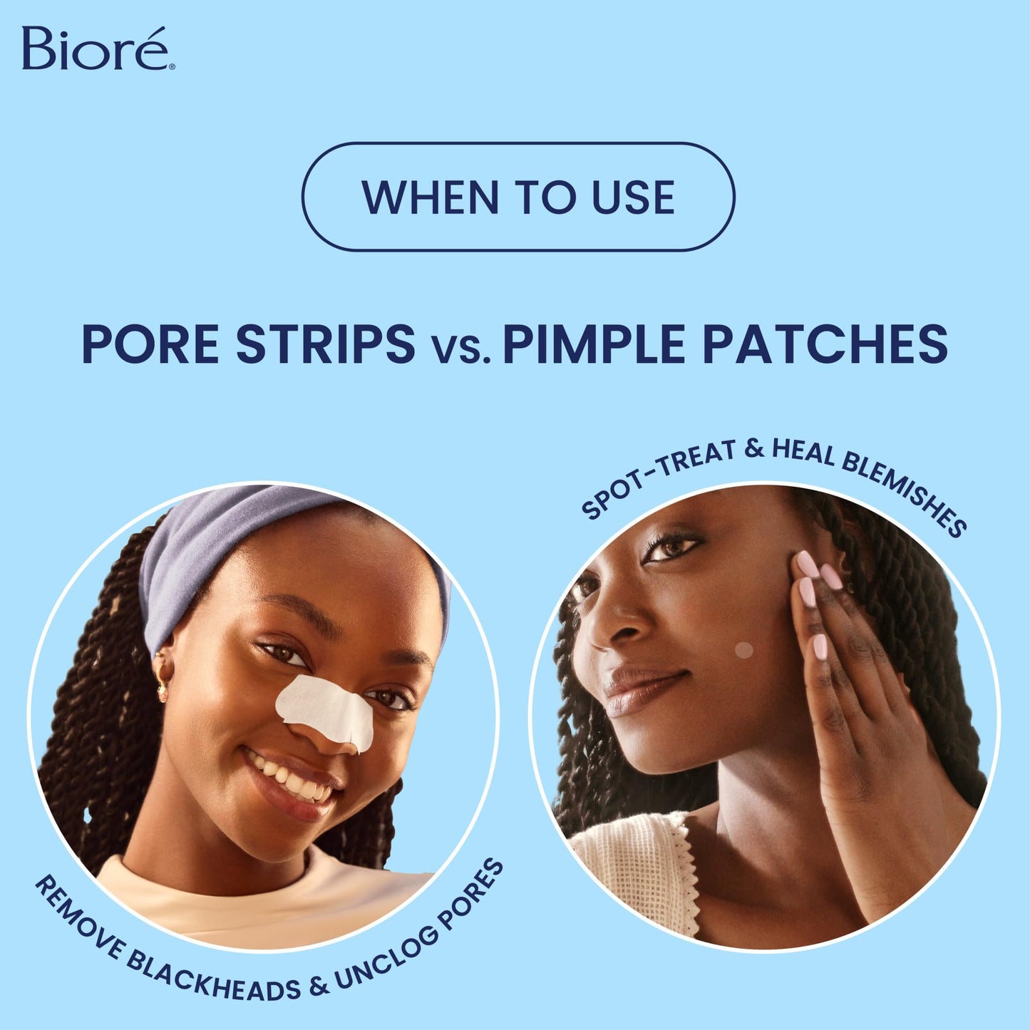 Bioré Blackhead Remover Nose Strips – Deep Cleansing, Instant Pore Unclogging, C-Bond Technology, Oil-Free, Non-Comedogenic, 14 Count