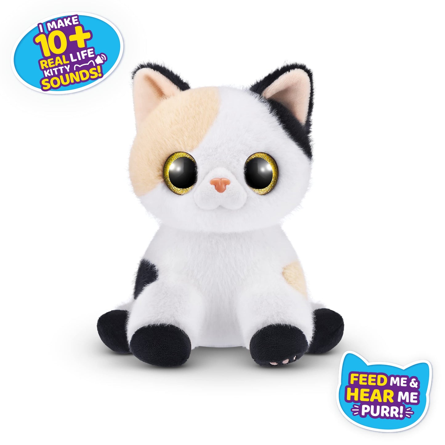 Pets Alive Smitten Kittens Surprise (Calico Cat Minx) by ZURU Nurture Play Soft Toy Unboxing Adopt Interactive 10 Sounds