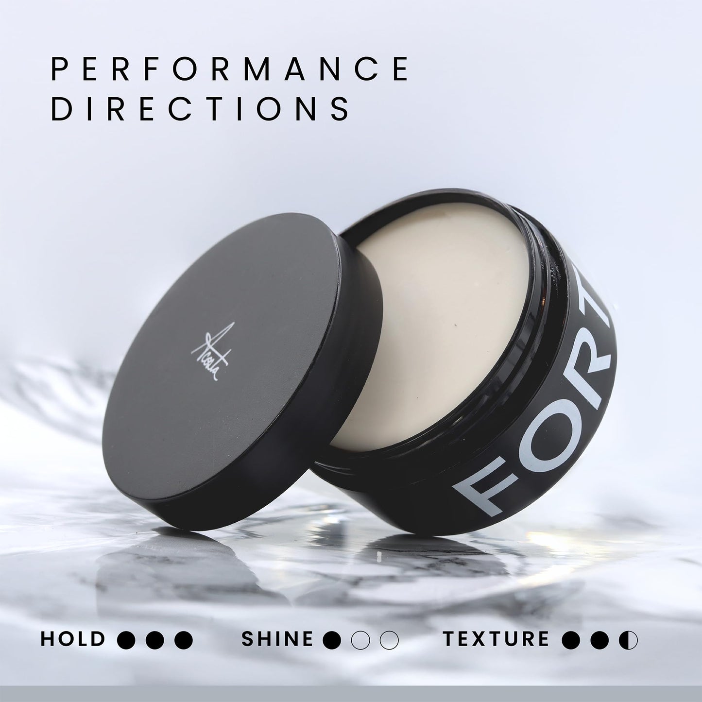 Forte Series Alex Costa Hair Clay for Men – Extreme Hold Matte Finish, Adds Texture, Volume & Definition, Natural Ingredients for Thick/Coarse Hair