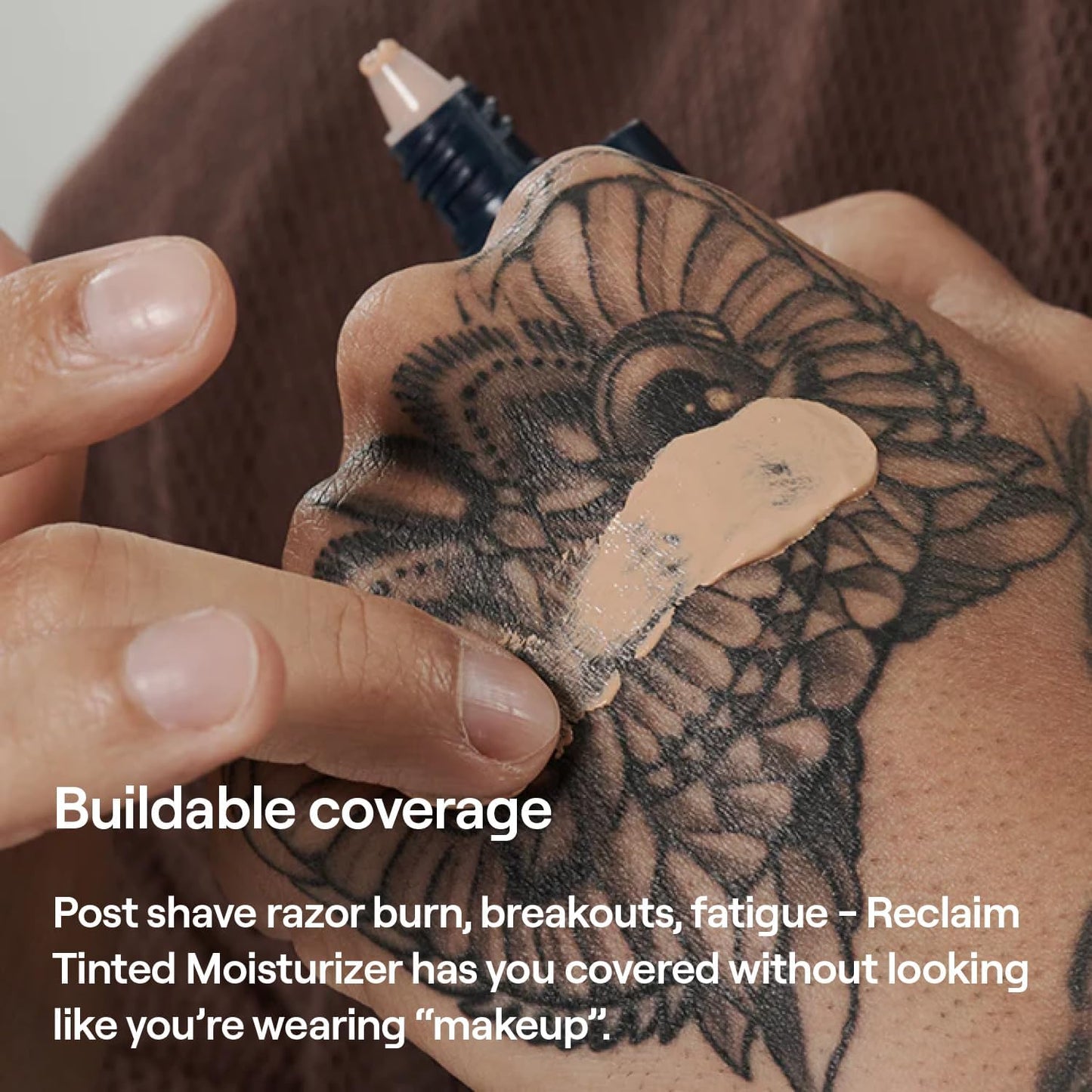 APOSTLE Reclaim Tinted Moisturizer for Men – Niacinamide, Vitamin E, Squalane, Hyaluronic Acid, Hydrates & Evens Skin Tone, 1 fl oz