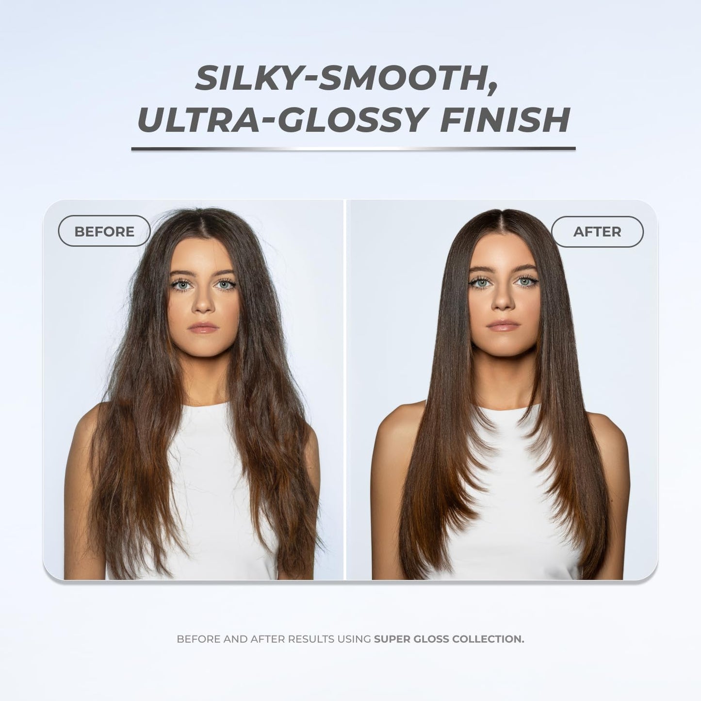 XMONDO Hair Super Gloss Leave-In Conditioning Mist | Weightless Shine & Frizz-Free Finish | Hydrates, Protects from Heat & UV Damage