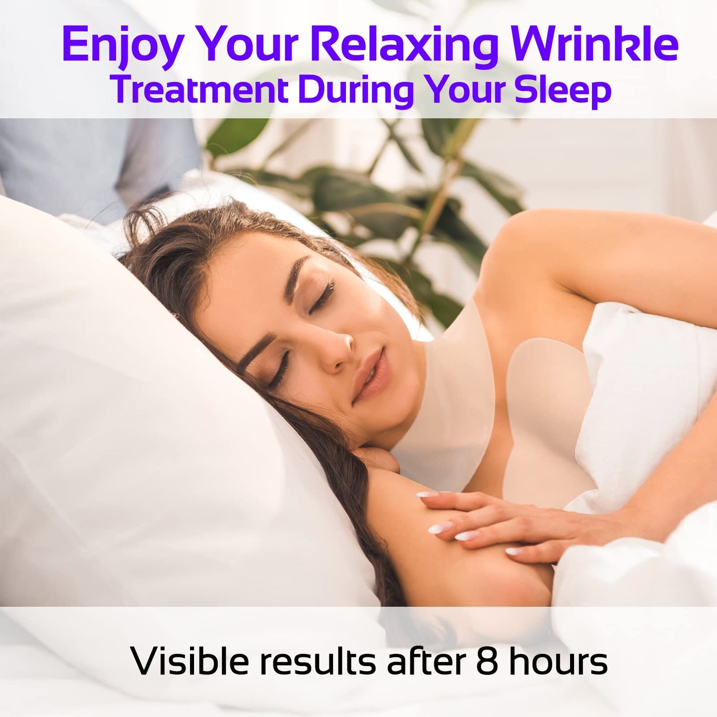 Skywee Professional Anti-Wrinkle Chest Silicone Pads – 100% Medical Grade, Reusable Décolleté Patches to Smooth and Firm Skin, Set of 2