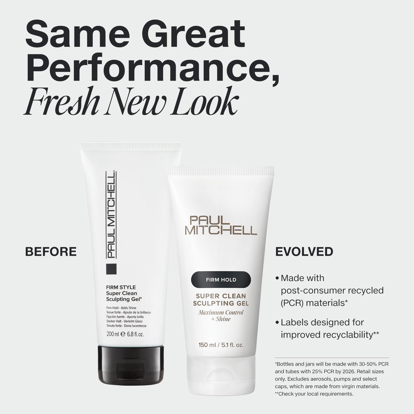 Paul Mitchell Super Clean Sculpting Gel, Firm Hold, High Shine Finish Hair Gel, For All Hair Types, 6.8 fl oz
