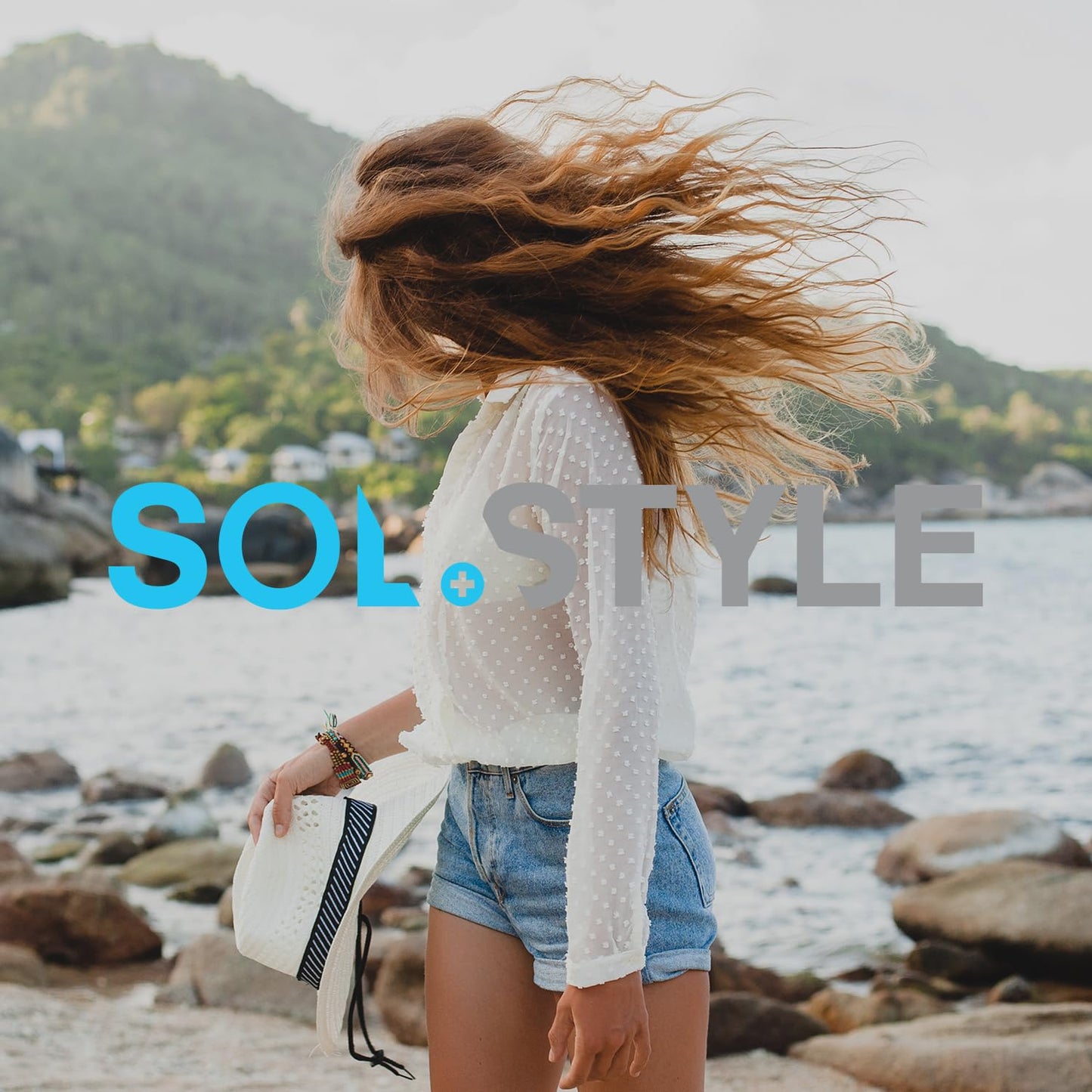 Sol Style Sea Salt Spray – Volumizing & Texturizing Hair Mist with Dead Sea Salt & Ginseng Root for Strong, Healthy Beach Waves, 8.5 oz