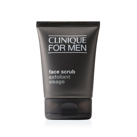 Clinique For Men Exfoliating + Cleansing Face Scrub With Salicylic Acid | Gentle For Daily Use | For All Skin Types, 3.4 Fl Oz