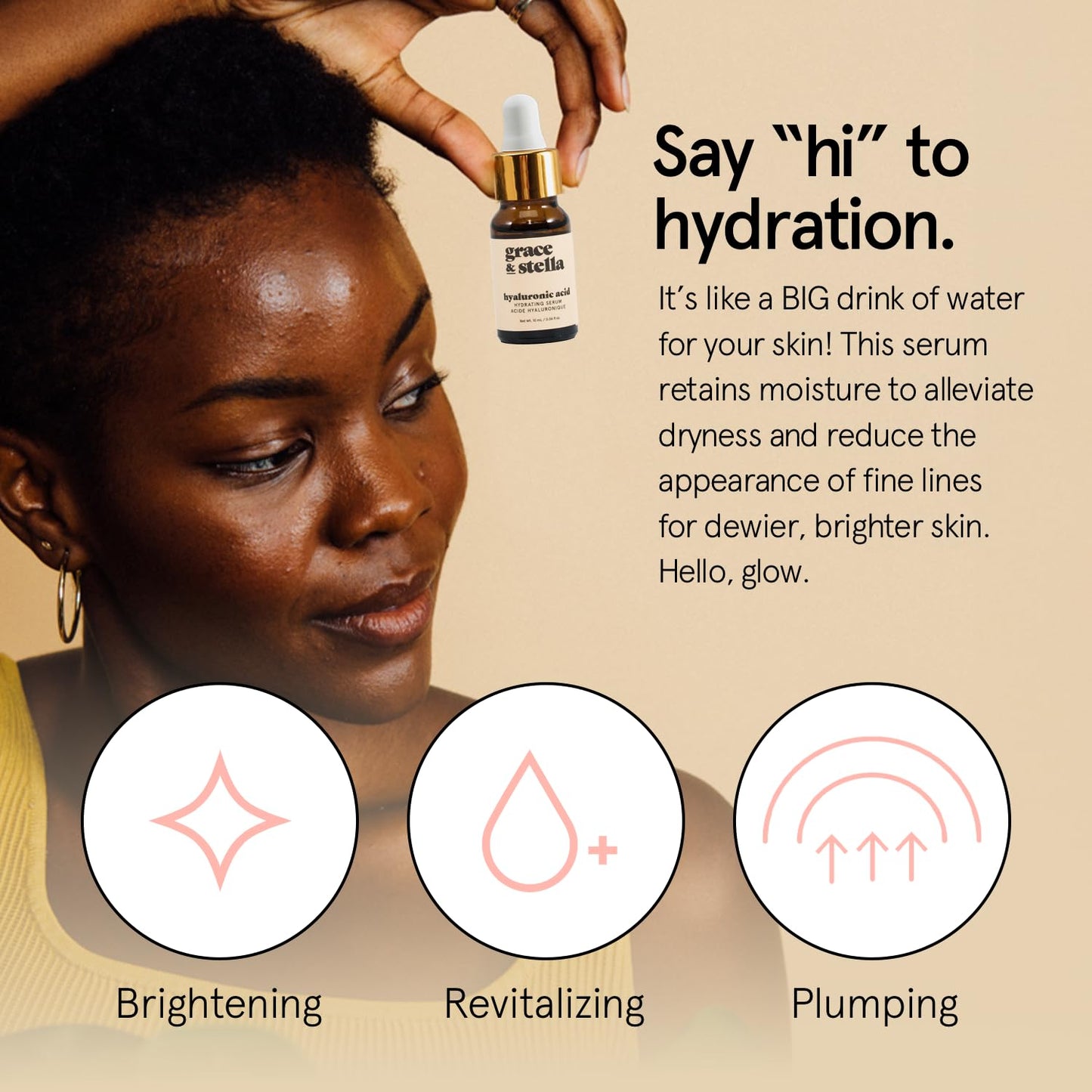 grace & stella Award-Winning Skincare Gift Set – Travel Essentials with Gold Eye Masks, Hyaluronic Acid Serum & Rose Spray – Holiday & Birthday Gift for Women