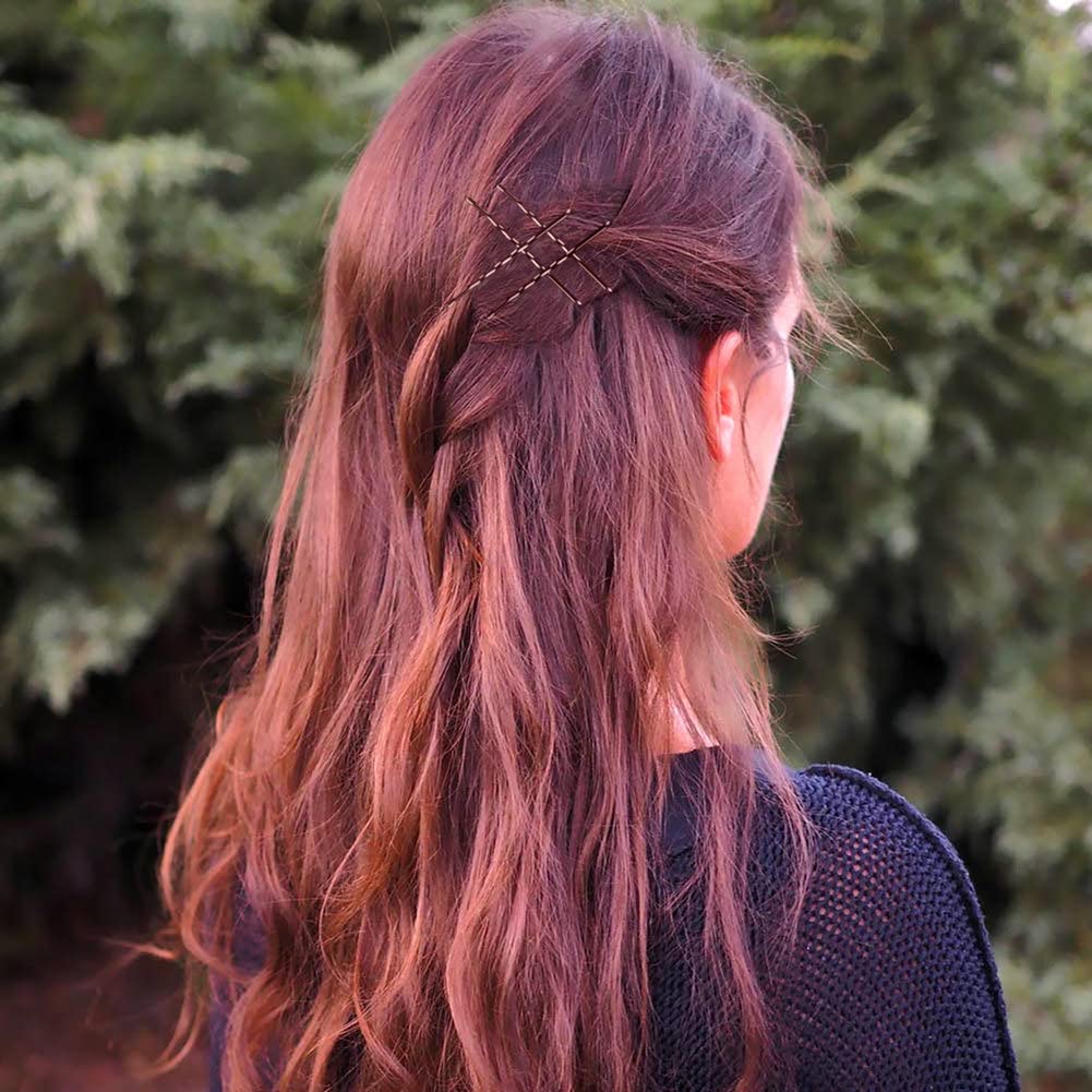 Bobby Pins Brown, 330 Count 2.2 Inch Hair Pins With Cute Box, Premium Bobby Pin For Kids, Girls And Women, Great For All Hair Types