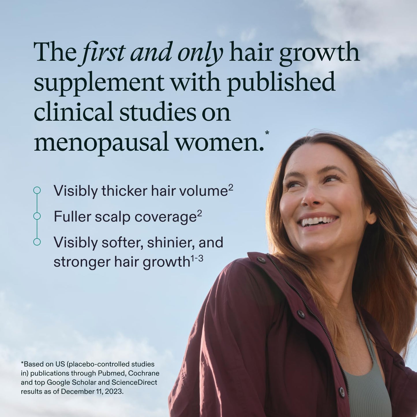 Nutrafol Women’s Balance Hair Growth Supplement 45+ | Clinically Proven for Thicker Hair & Scalp Coverage | Dermatologist Recommended | 2-Month Refill Pack