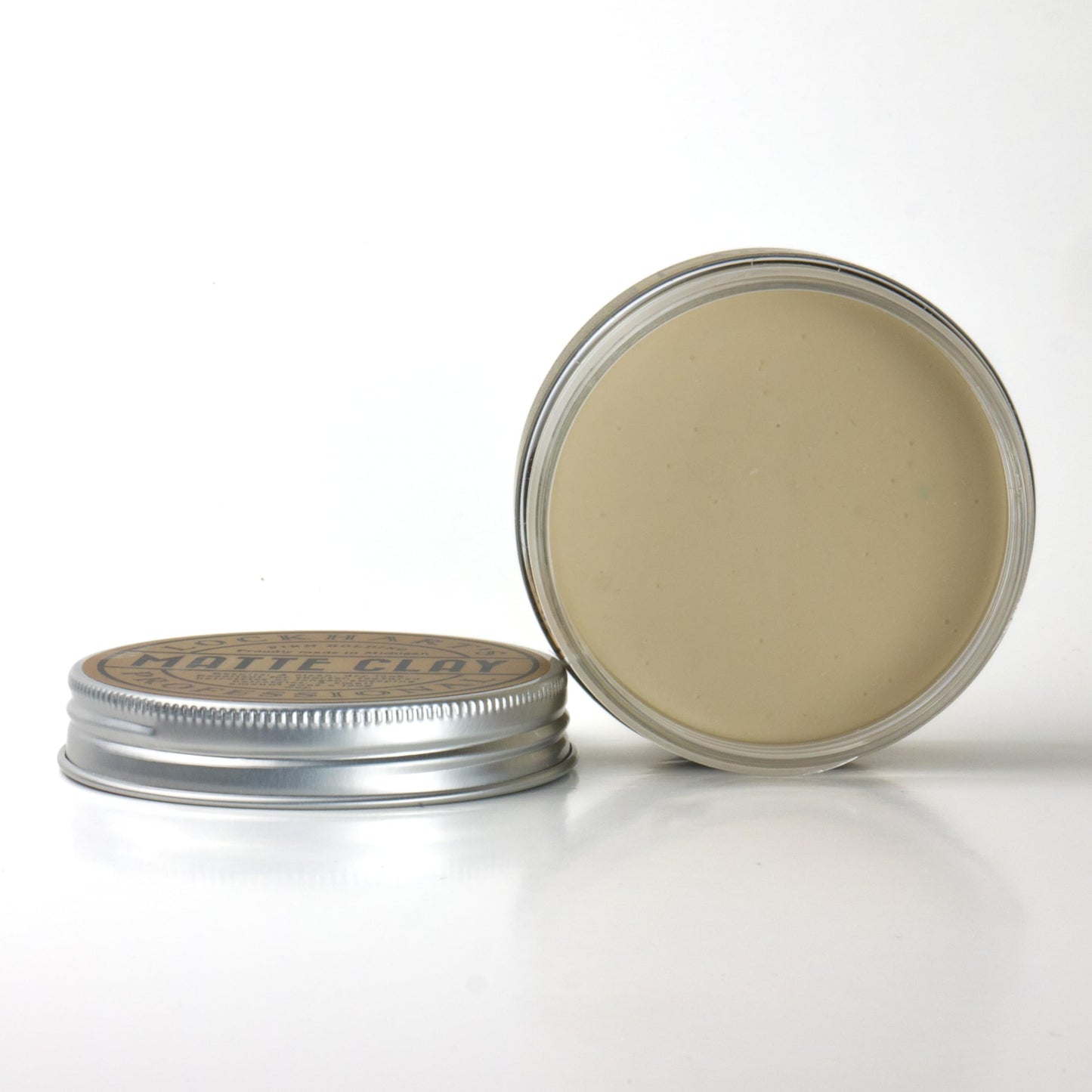Lockhart's Authentic Handcrafted Professional Matte Clay, Medium/Firm Hold, Matte Shine, 3.4 oz