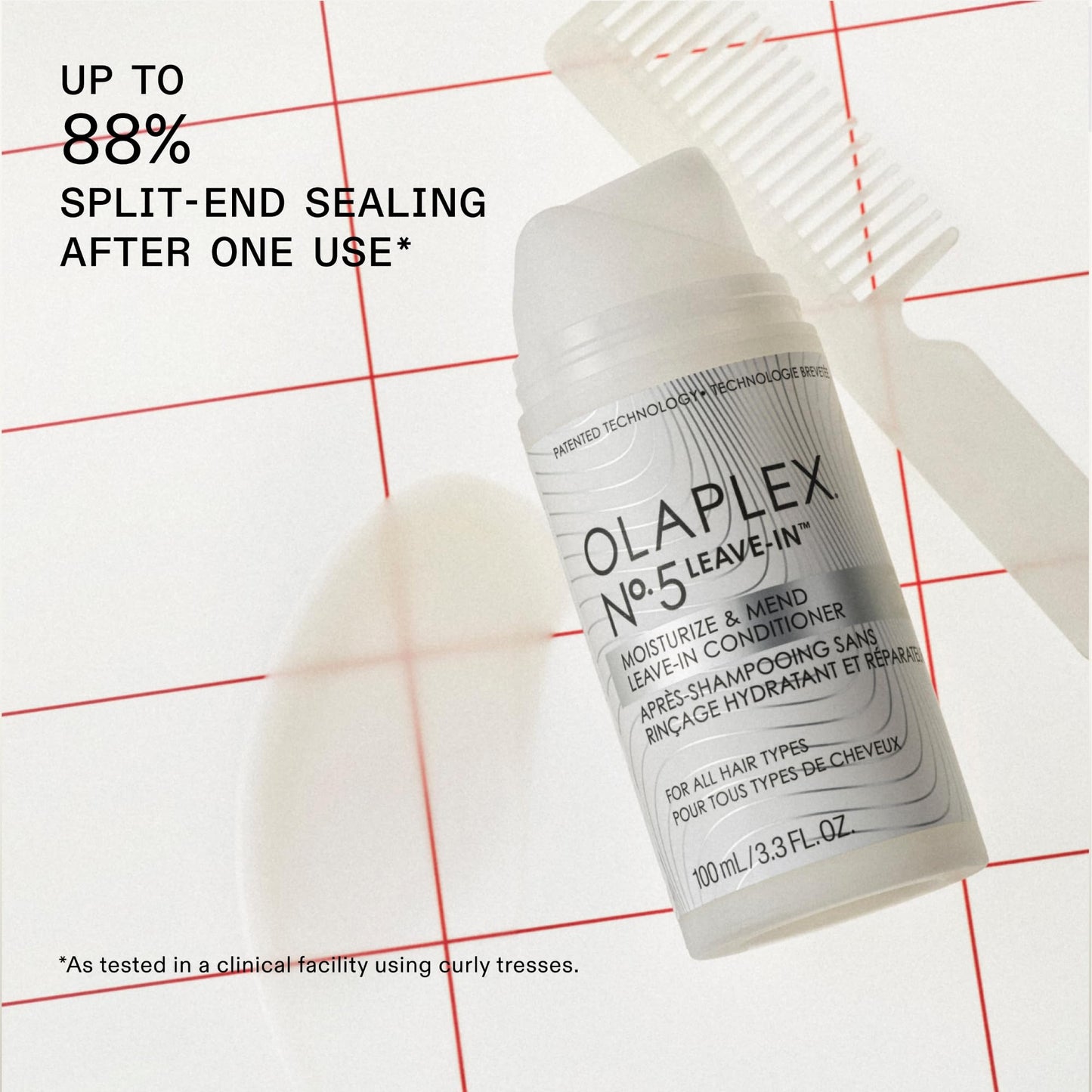 Olaplex Nº.5 Leave-In Conditioner, Moisturizes & Mends Split Ends, Heat Protectant, Reduces Breakage, Continuously Repairs & Protects Damaged Hair