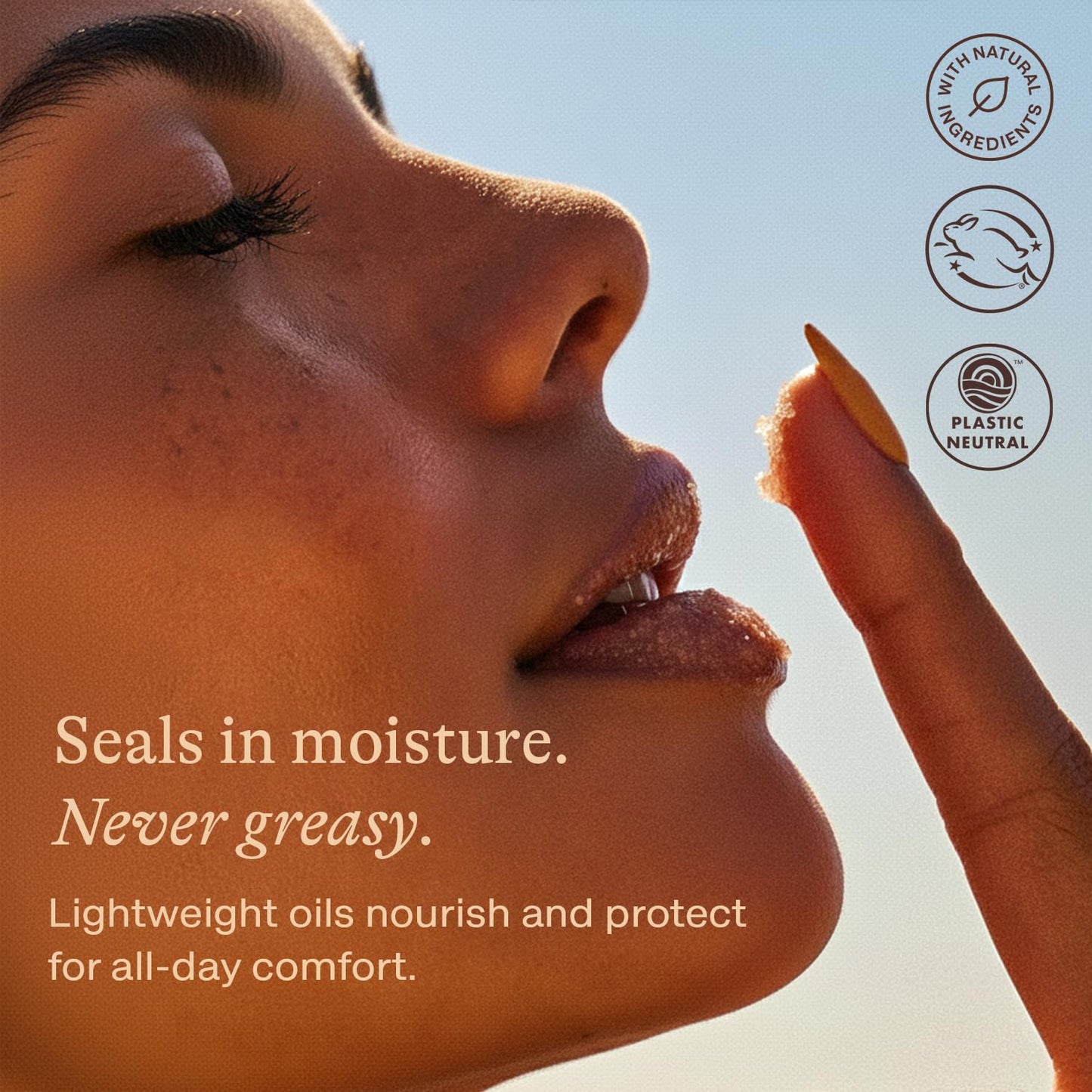 USDA Organic Vanilla Lip Scrub – Moisturizing Sugar Exfoliator for Dry Lips, Smooth Lips, Natural Ingredients, USA Made, Gift Size